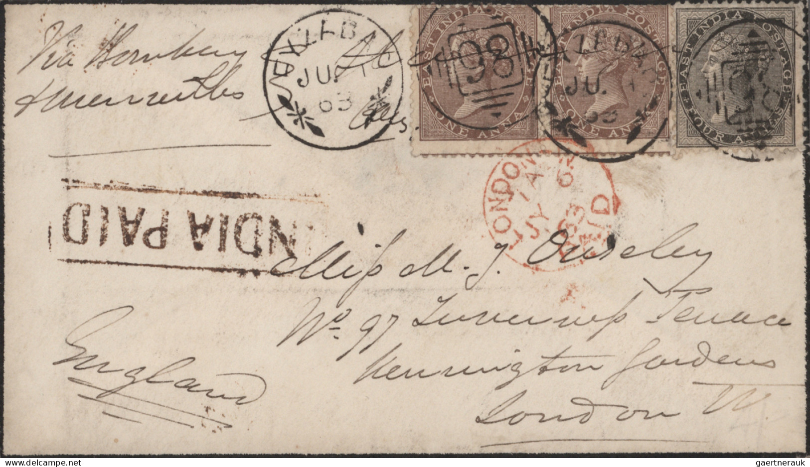 Europe: 1800/1900 (ca.), Umfangreicher Posten Briefe, Briefvorderseiten Und Ganz - Autres - Europe