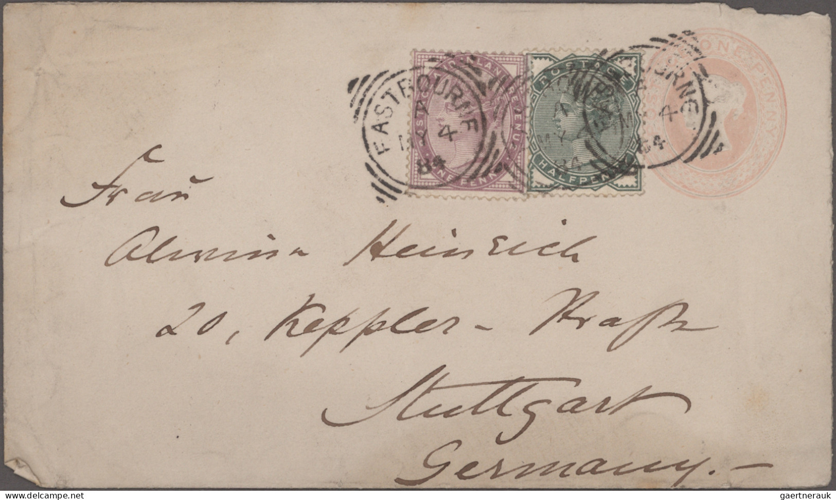 Europe: 1800/1900 (ca.), umfangreicher Posten Briefe, Briefvorderseiten und Ganz