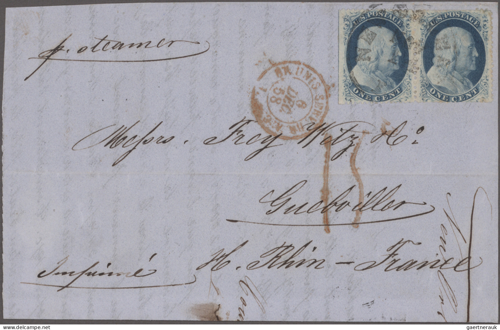 Europe: 1800/1900 (ca.), umfangreicher Posten Briefe, Briefvorderseiten und Ganz