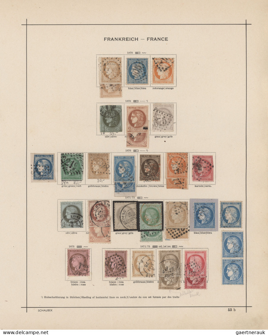 Europe: 1840/1929 (ca.), Schöner Klassik-Bestand In überwiegend Gestempelter Erh - Autres - Europe