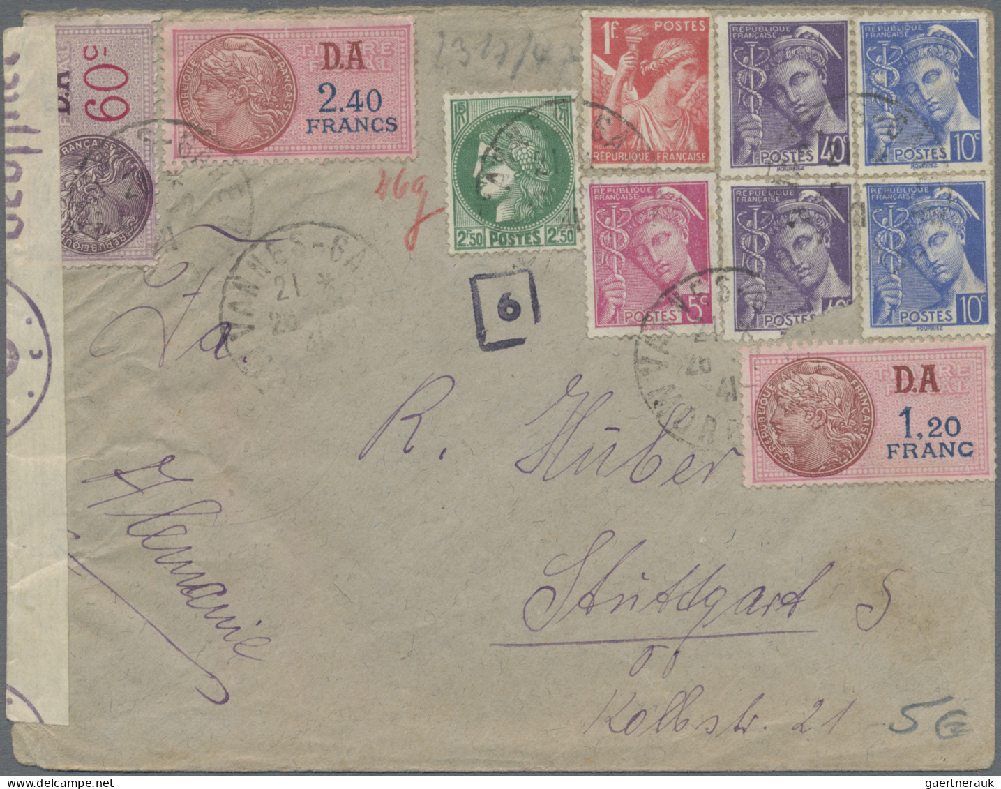 Europe: More than 600 covers, postcards and postal stationery items from Europea