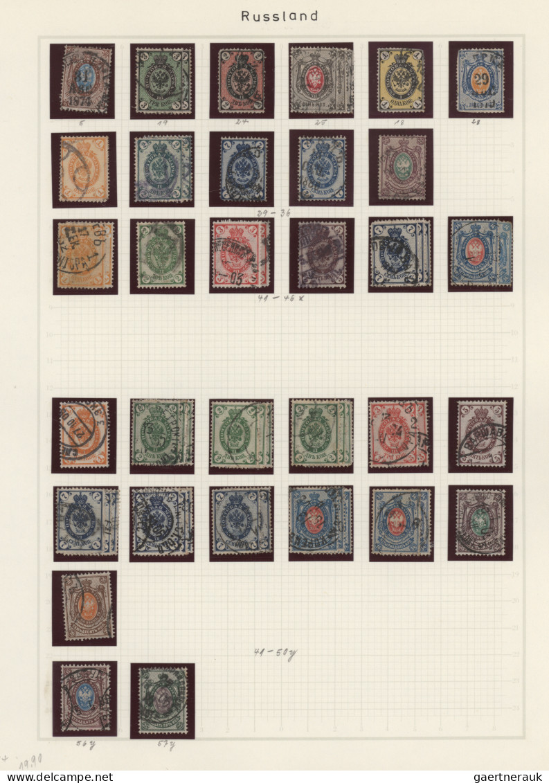 Europe - East: 1881/1970 (ca.), collection on pages - almost exclusively used -