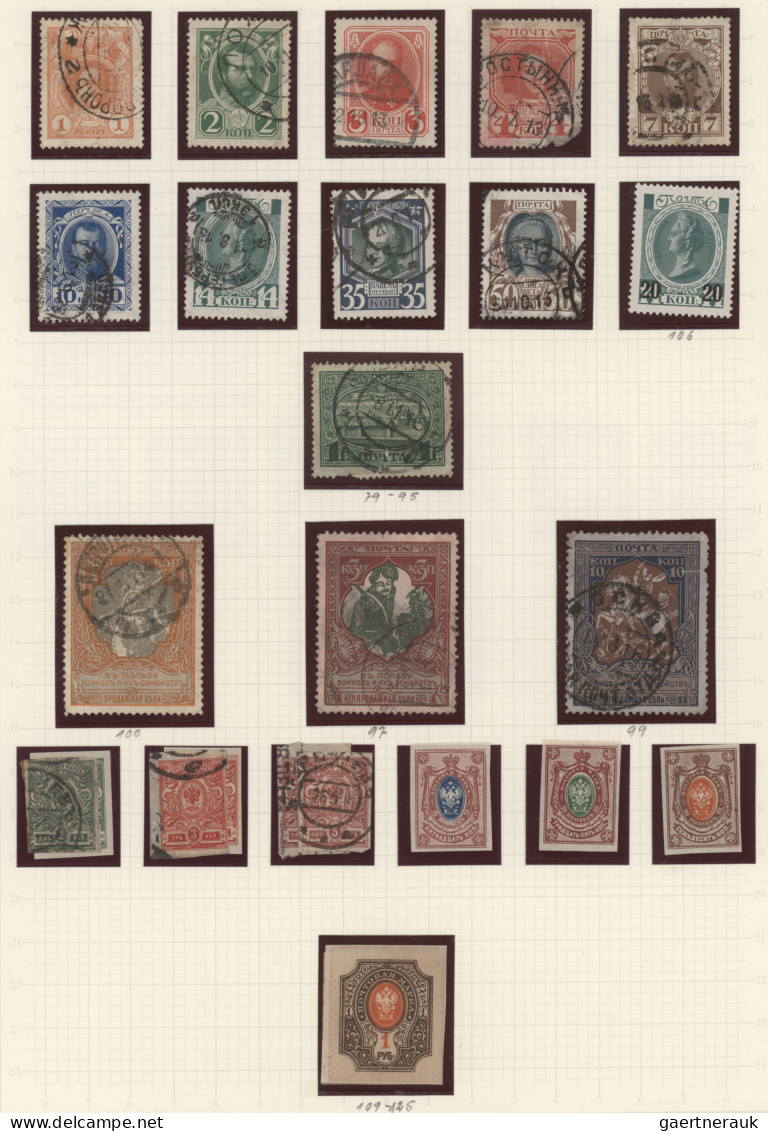 Europe - East: 1881/1970 (ca.), collection on pages - almost exclusively used -