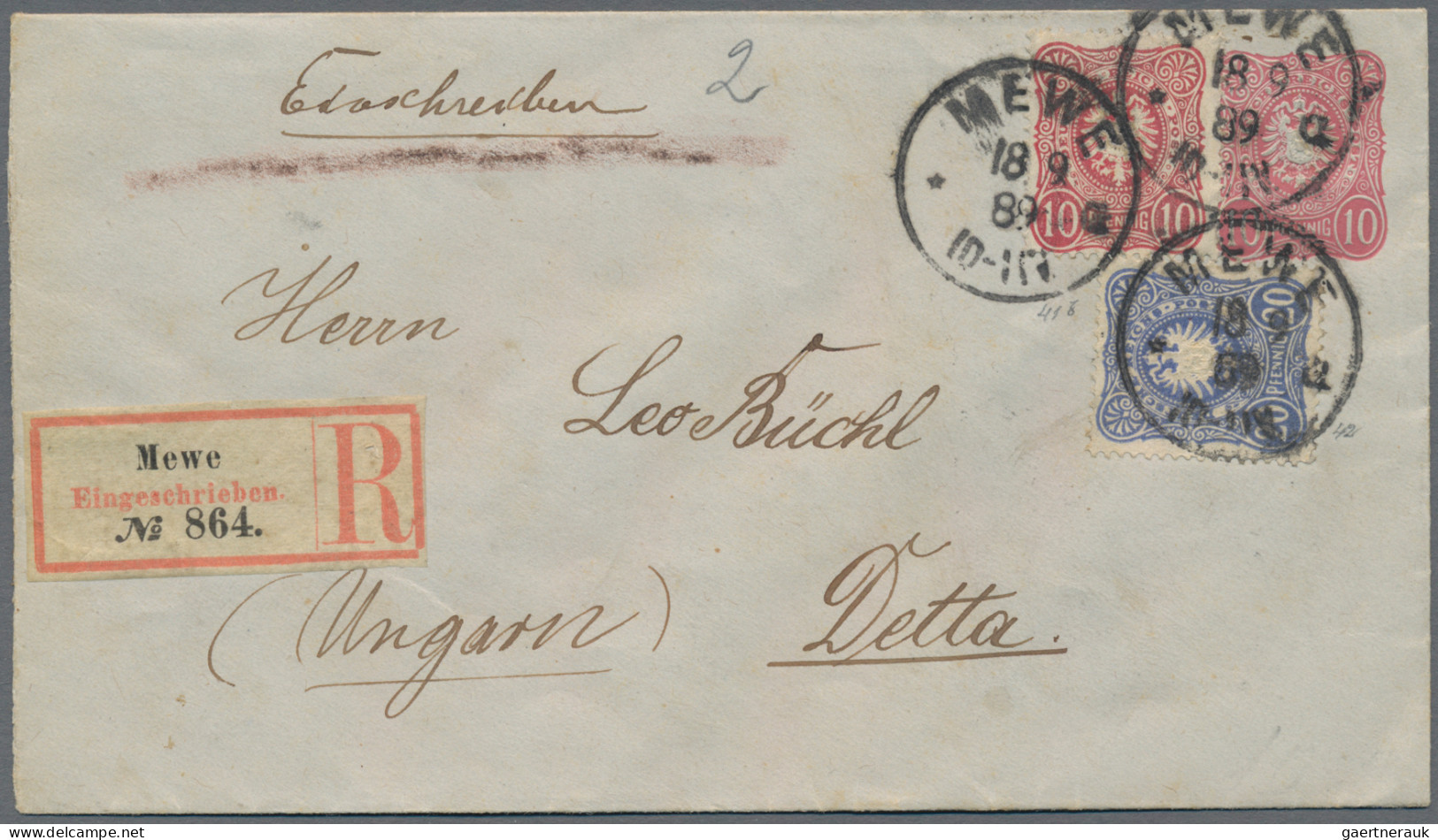 Nachlässe: DEUTSCHLAND, 1865/1943, Posten Mit über 500 Briefen, Karten, Meist Ga - Lots & Kiloware (min. 1000 Stück)