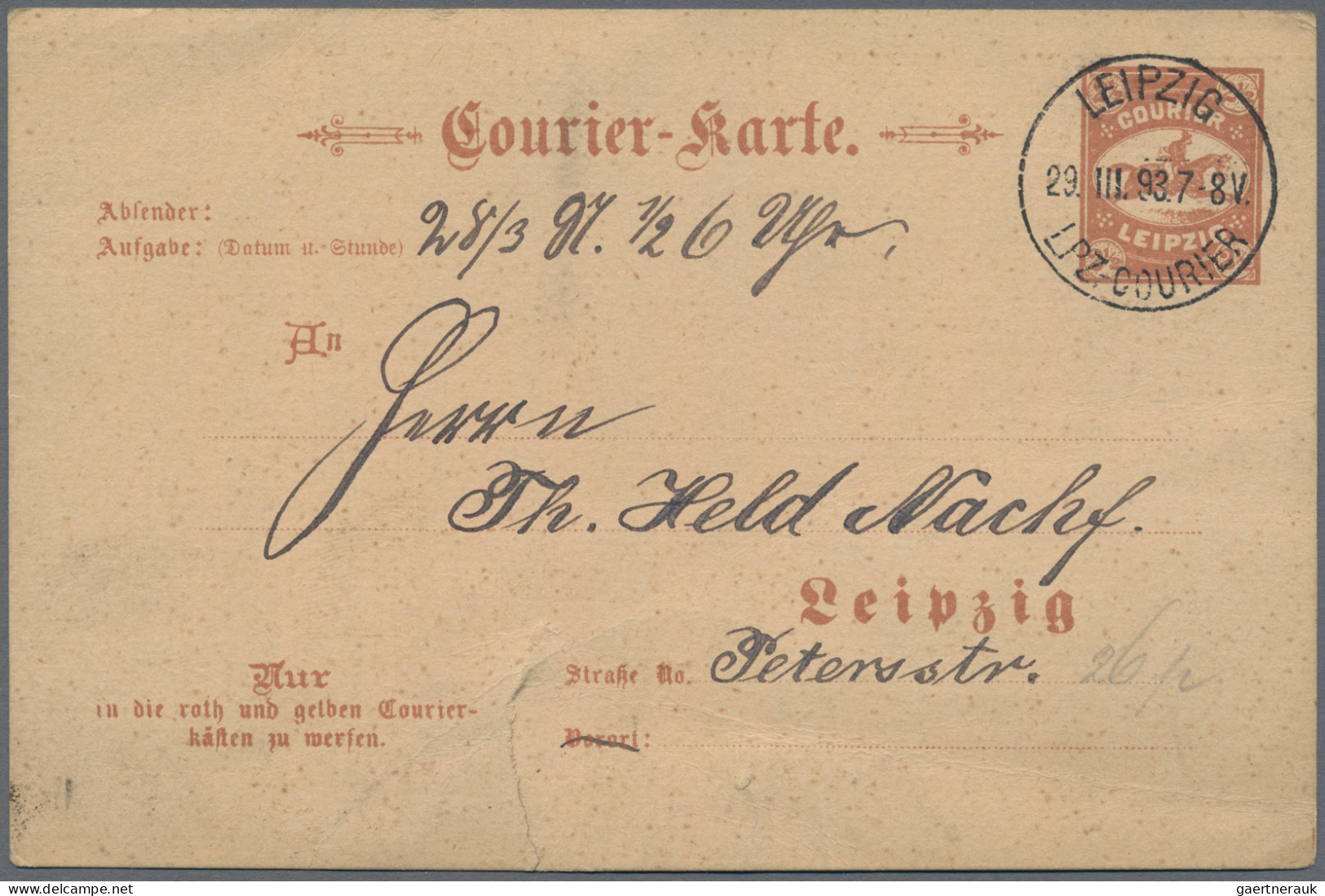 Nachlässe: DEUTSCHLAND, 1865/1943, Posten Mit über 500 Briefen, Karten, Meist Ga - Lots & Kiloware (min. 1000 Stück)