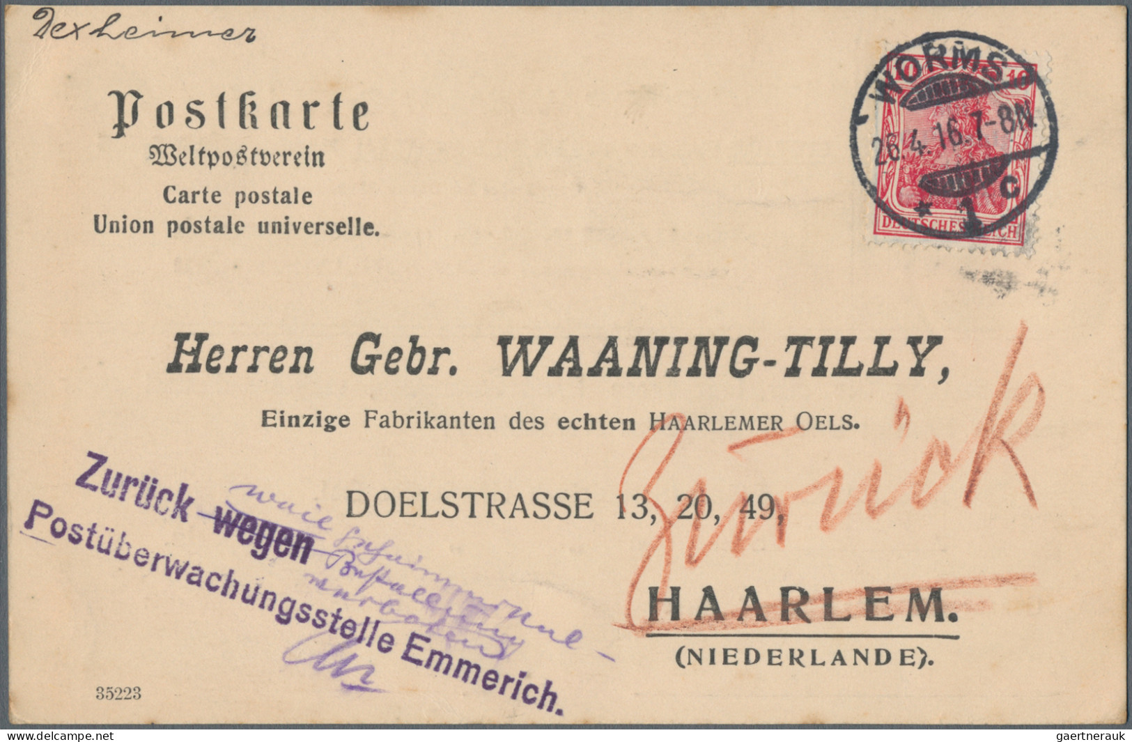 Nachlässe: BELEGE DEUTSCHLAND - 1873/2006, Umfangreicher Bestand Briefe, Karten - Vrac (min 1000 Timbres)