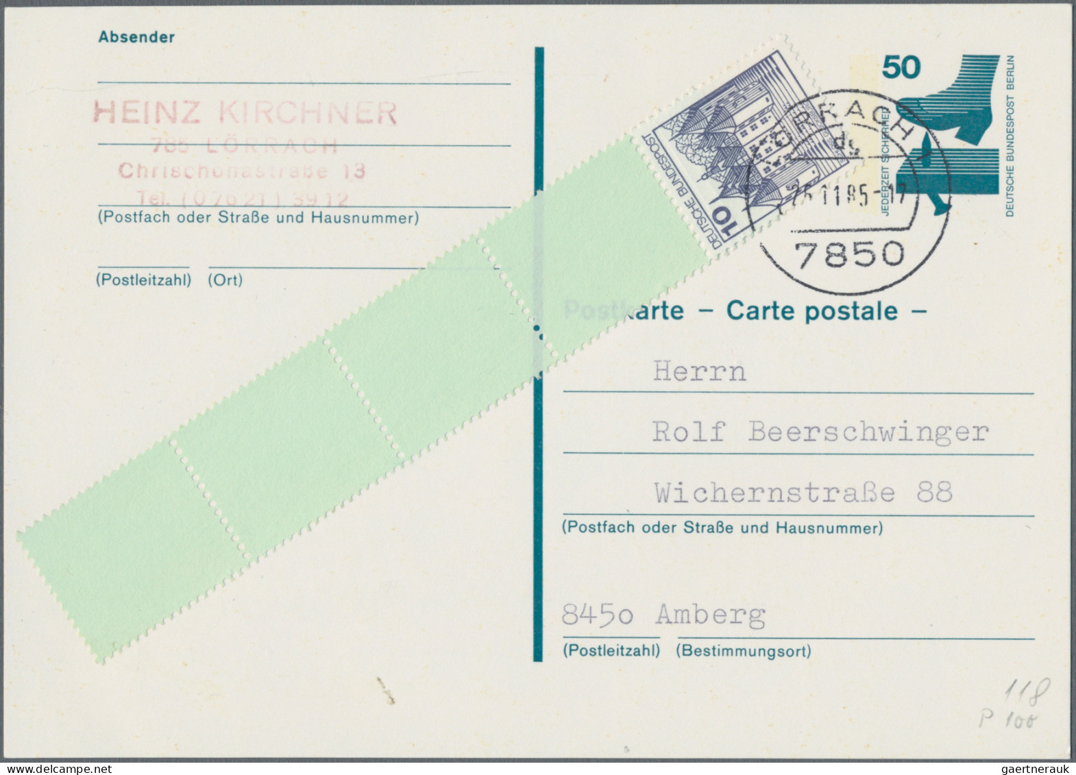 Nachlässe: BELEGE DEUTSCHLAND - 1873/2006, umfangreicher Bestand Briefe, Karten