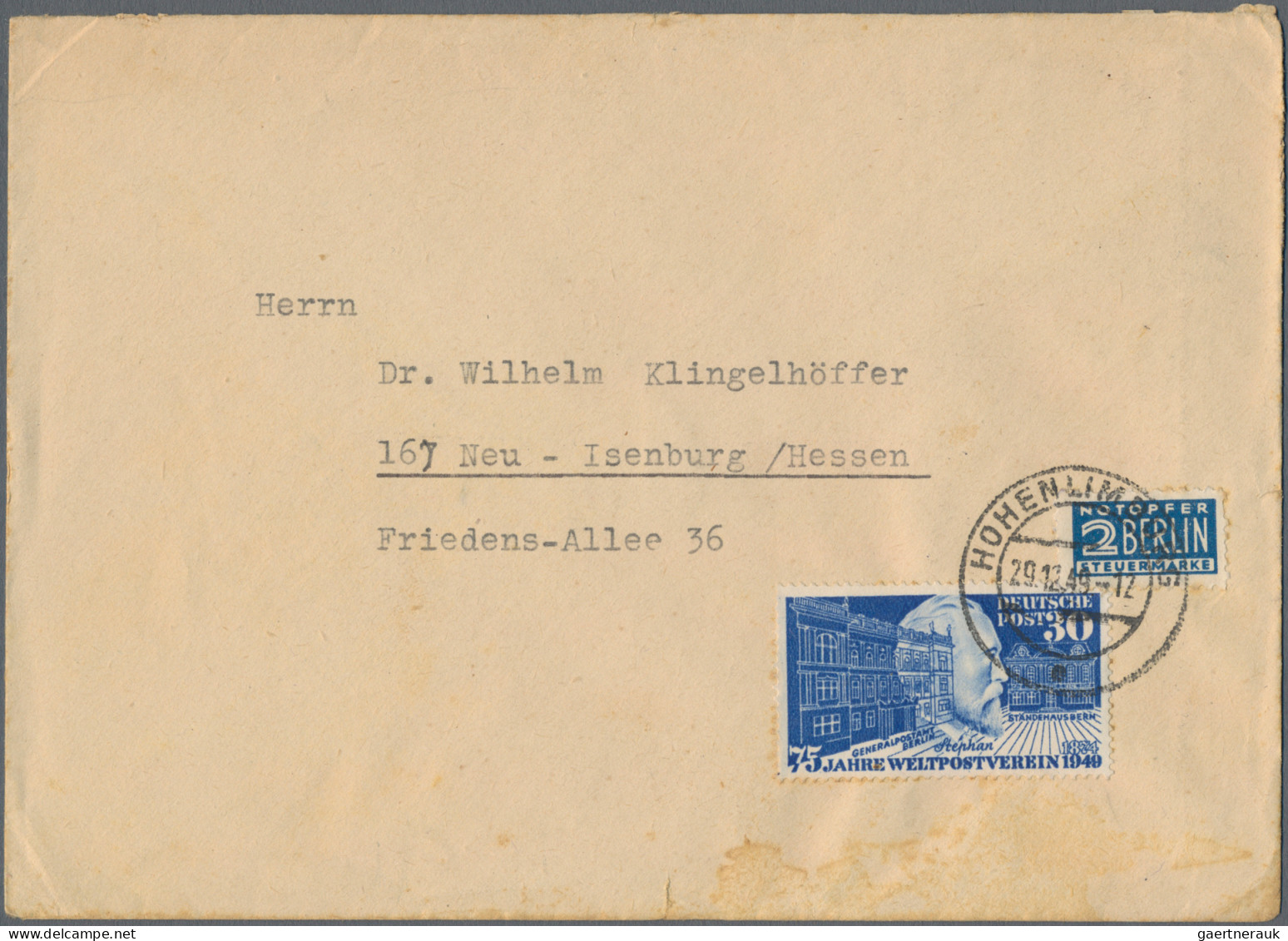 Nachlässe: BELEGE DEUTSCHLAND - 1873/2006, umfangreicher Bestand Briefe, Karten