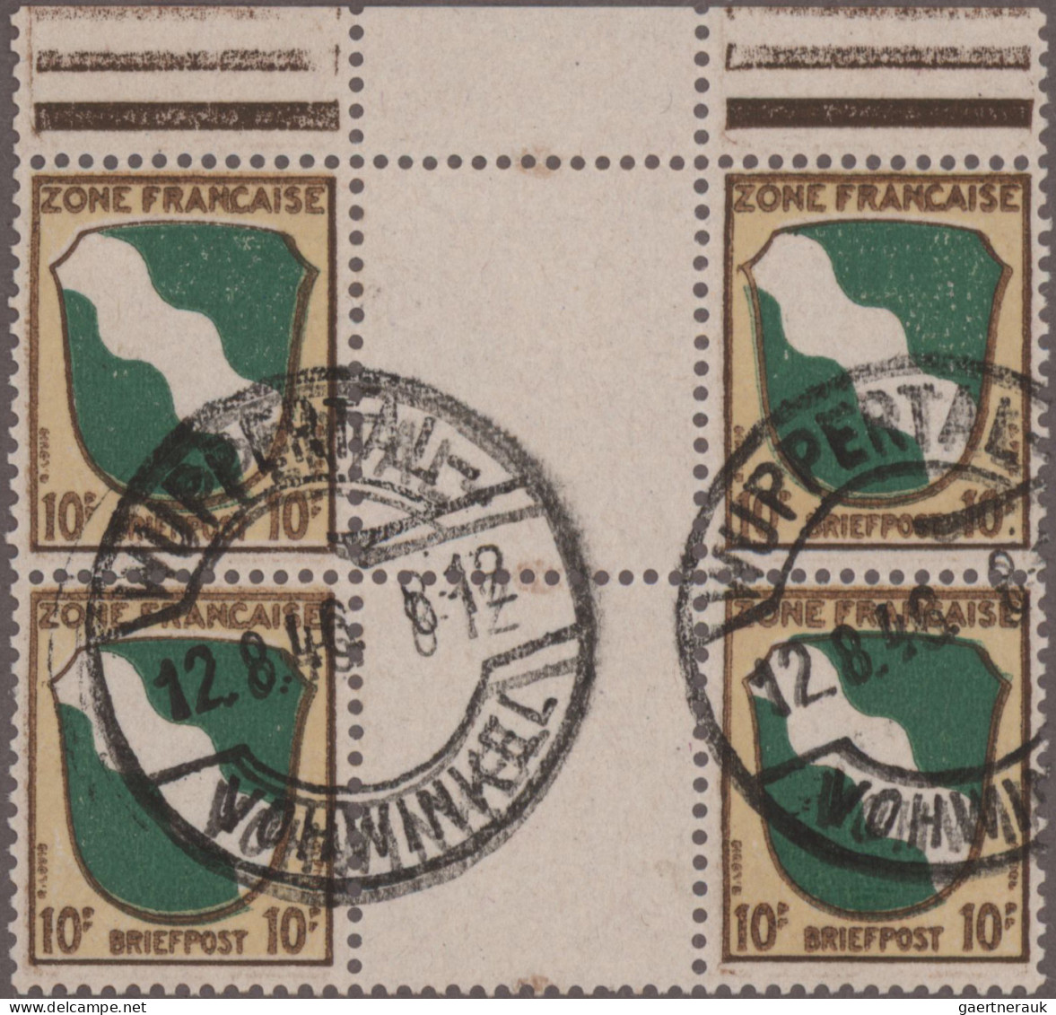 Nachlässe: DEUTSCHLAND 1945/1980, Nachlass-Posten Mit Marken Aus Den Diversen Zo - Vrac (min 1000 Timbres)