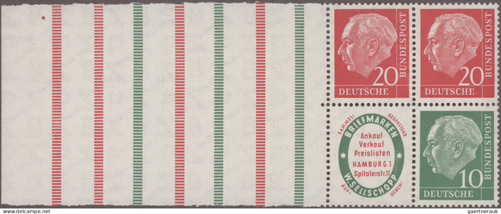 Nachlässe: DEUTSCHLAND 1945/1980, Nachlass-Posten Mit Marken Aus Den Diversen Zo - Vrac (min 1000 Timbres)