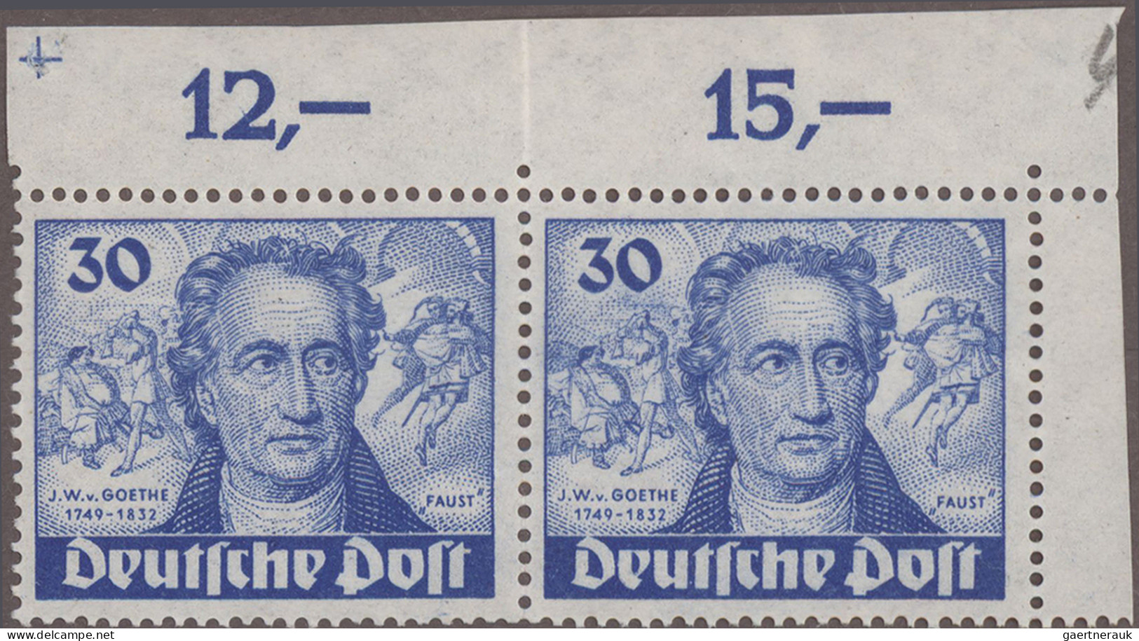 Nachlässe: DEUTSCHLAND 1945/1980, Nachlass-Posten Mit Marken Aus Den Diversen Zo - Vrac (min 1000 Timbres)