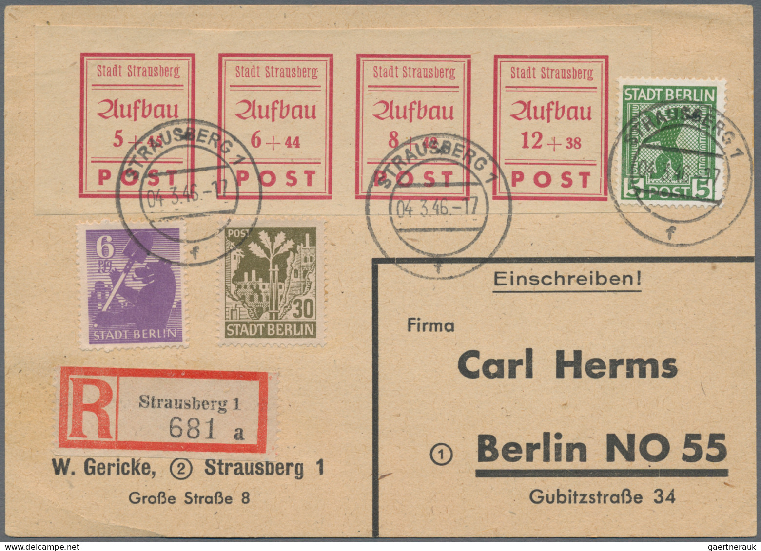 Nachlässe: DEUTSCHLAND NACH 1945, Posten Mit Hunderten Von Briefen, Karten Und G - Lots & Kiloware (min. 1000 Stück)