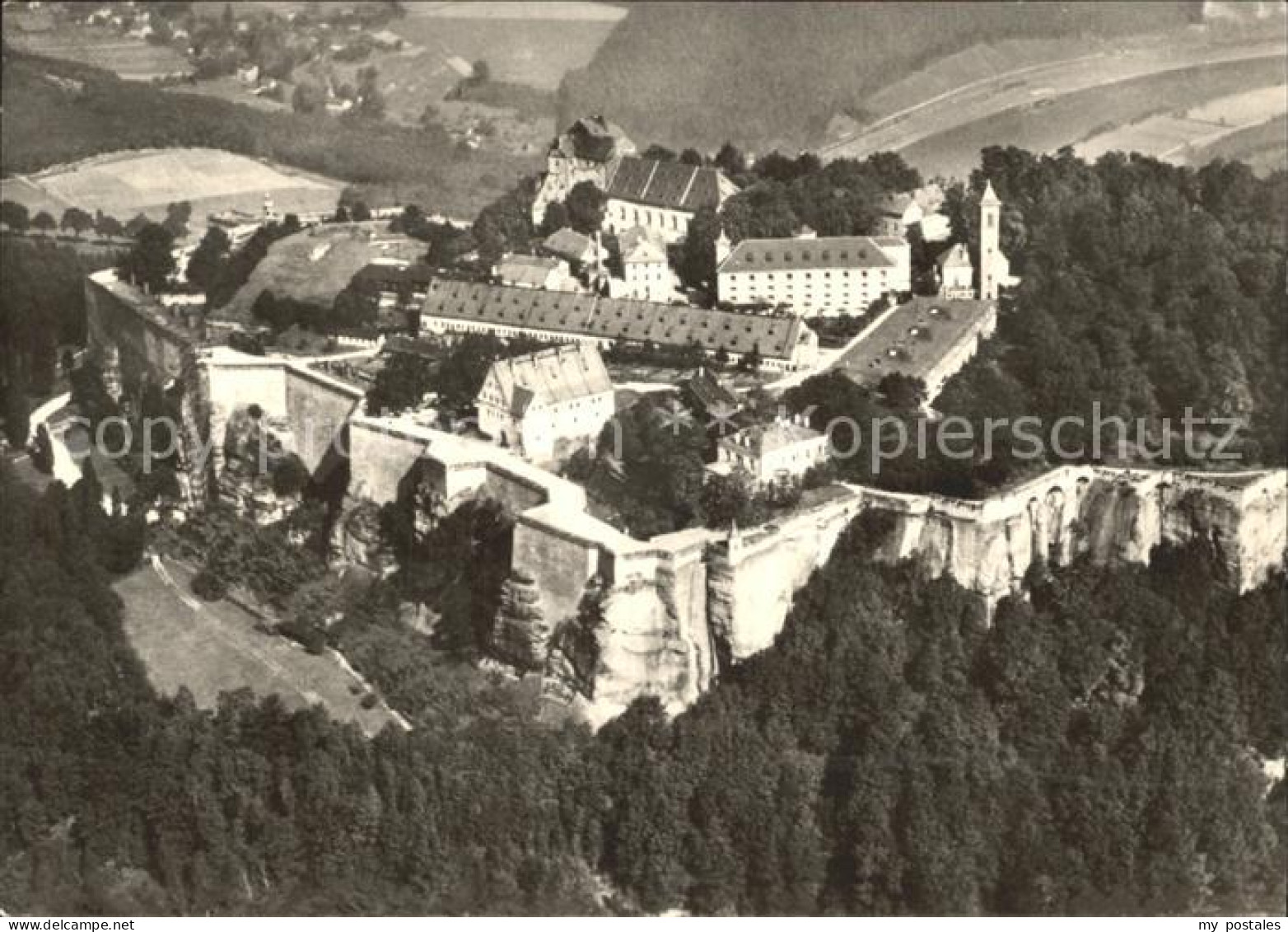 72206918 Koenigstein Saechsische Schweiz Fliegeraufnahme Festung  Koenigstein - Koenigstein (Saechs. Schw.)