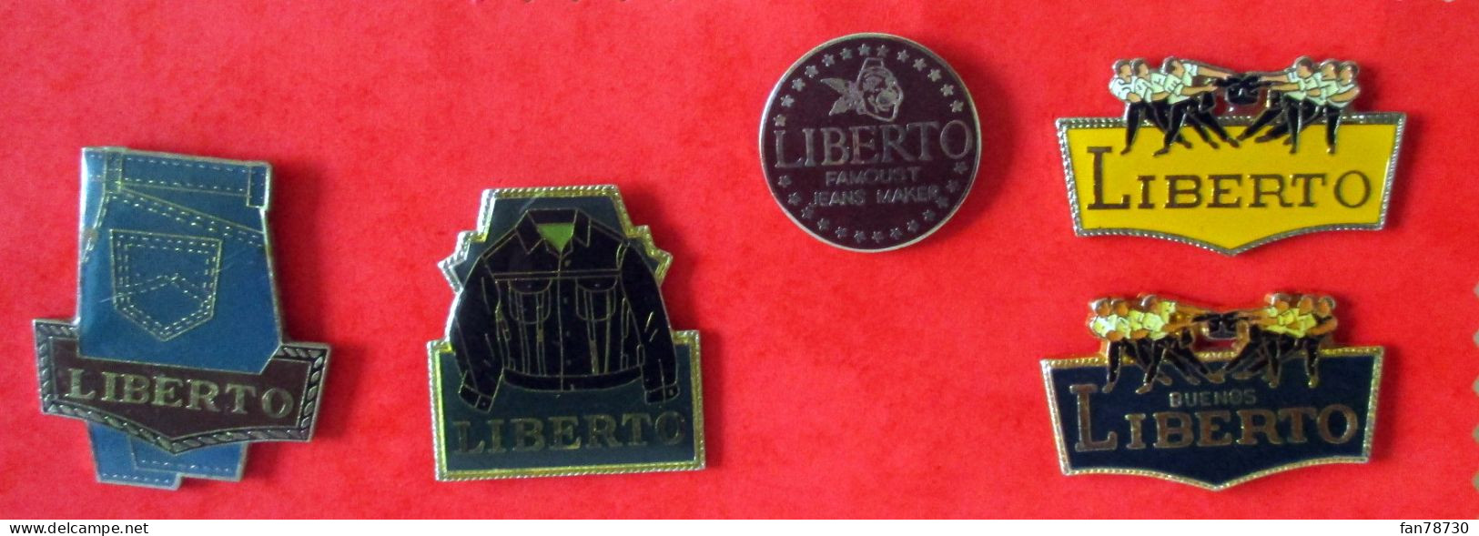 Pin's Publicitaires Liberto X 5 - - Marche