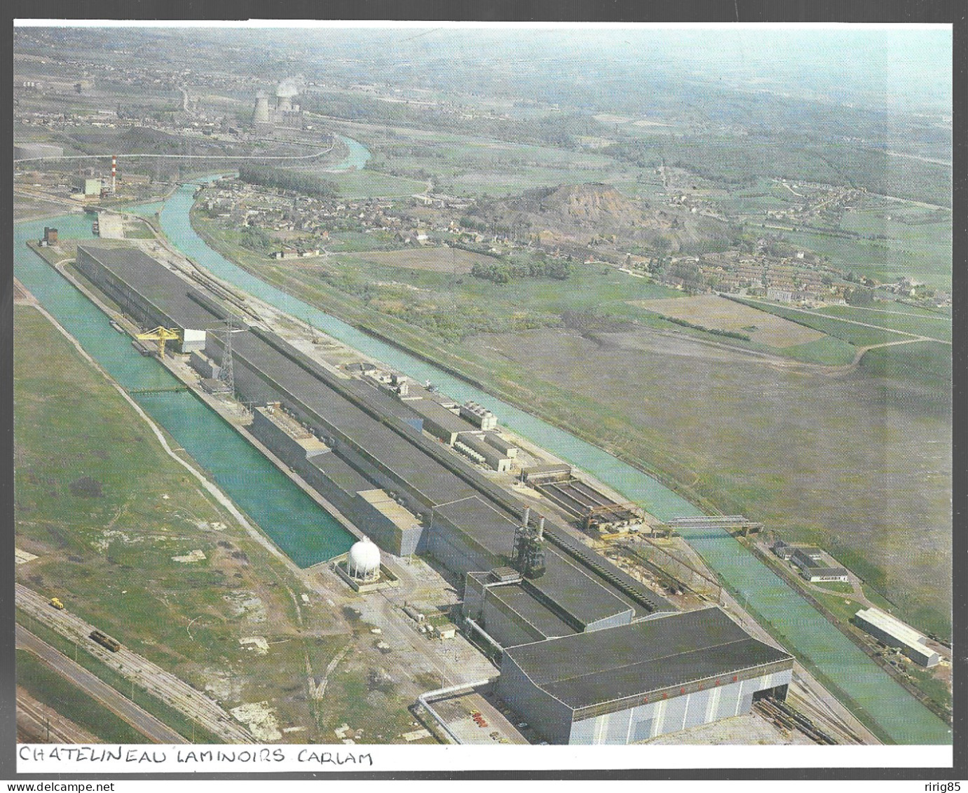 1980  --  BELGIQUE . CHATELINEAU . LAMINOIRS CARLAM . VUE AERIENNE . 4B194 - Non Classés