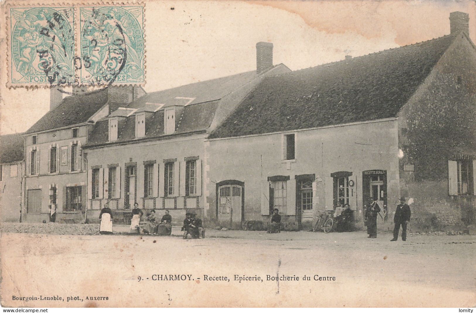 89 Charmoy Recette épicerie Boucherie Du Centre CPA - Charmoy