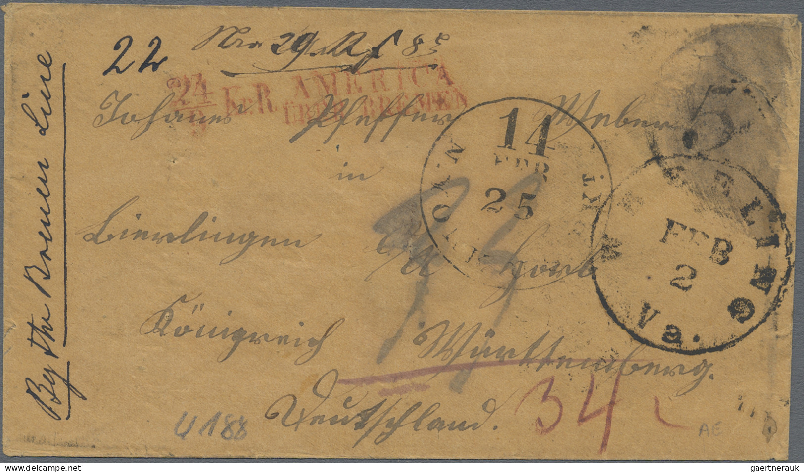 Altdeutschland - Vorphila: 1850/1865 (ca.), Sammlung von 19 markenlosen Belegen