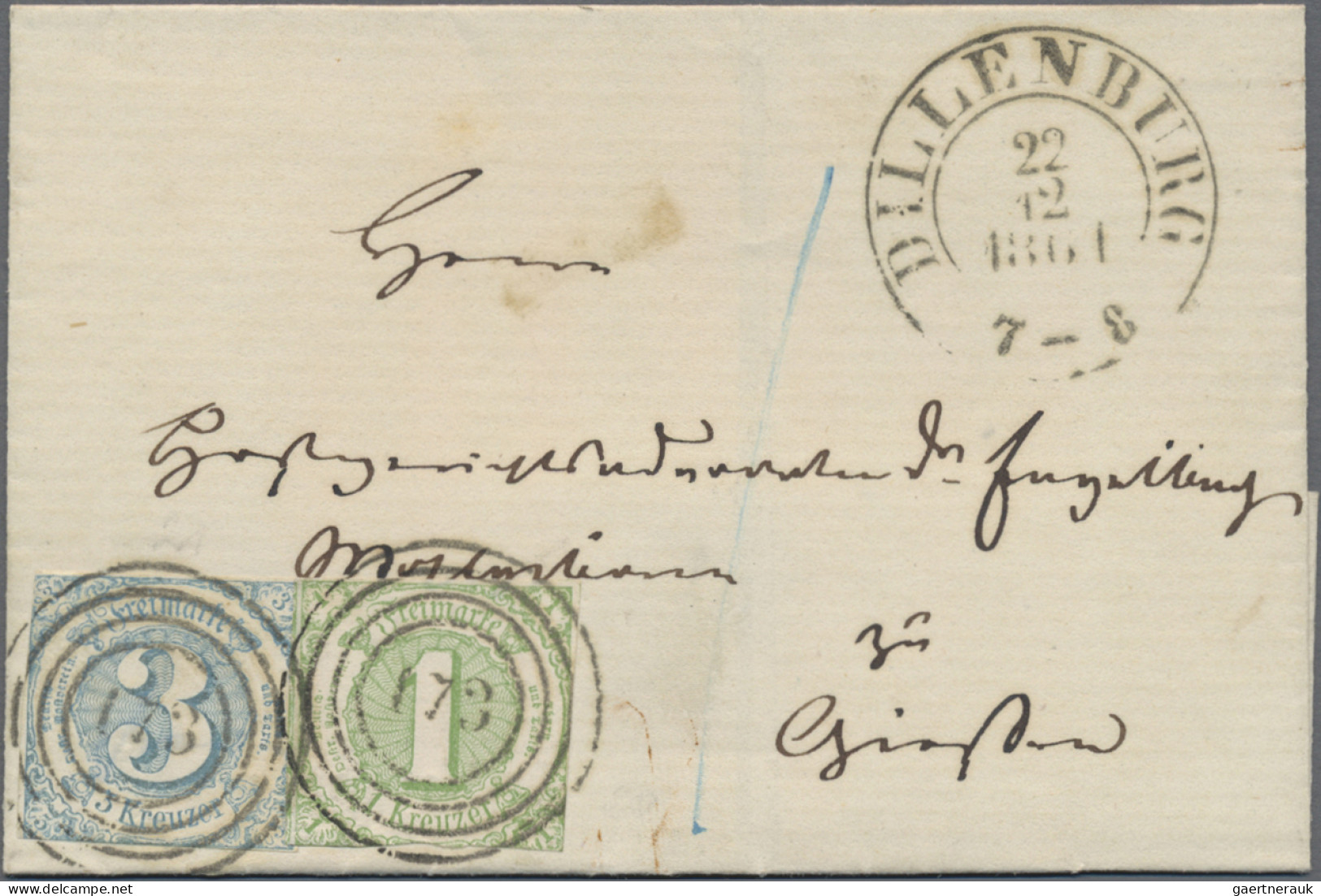 Altdeutschland: 1800/1910 (ca.), Umfangreicher Bestand Von über 260 Briefen, Geb - Colecciones