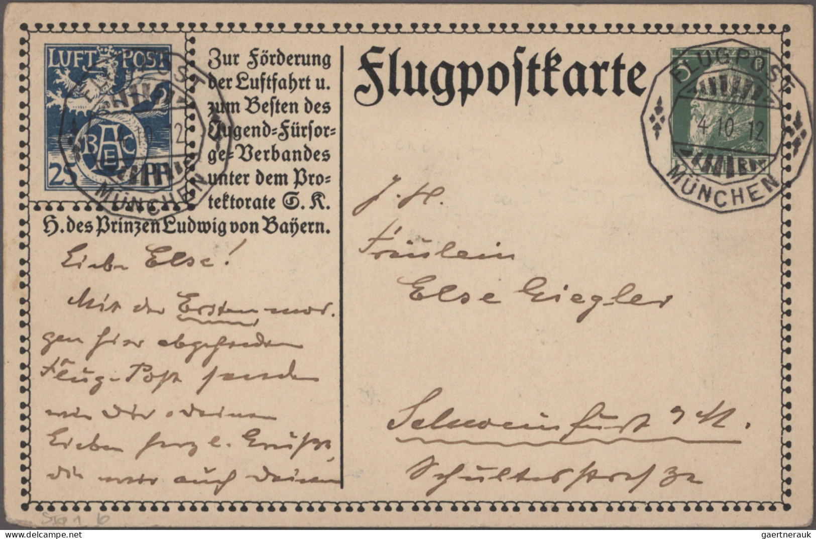 Bayern - Marken und Briefe: 1869/1920, Bayern-Ganzsachen: Sammlung der amtlichen