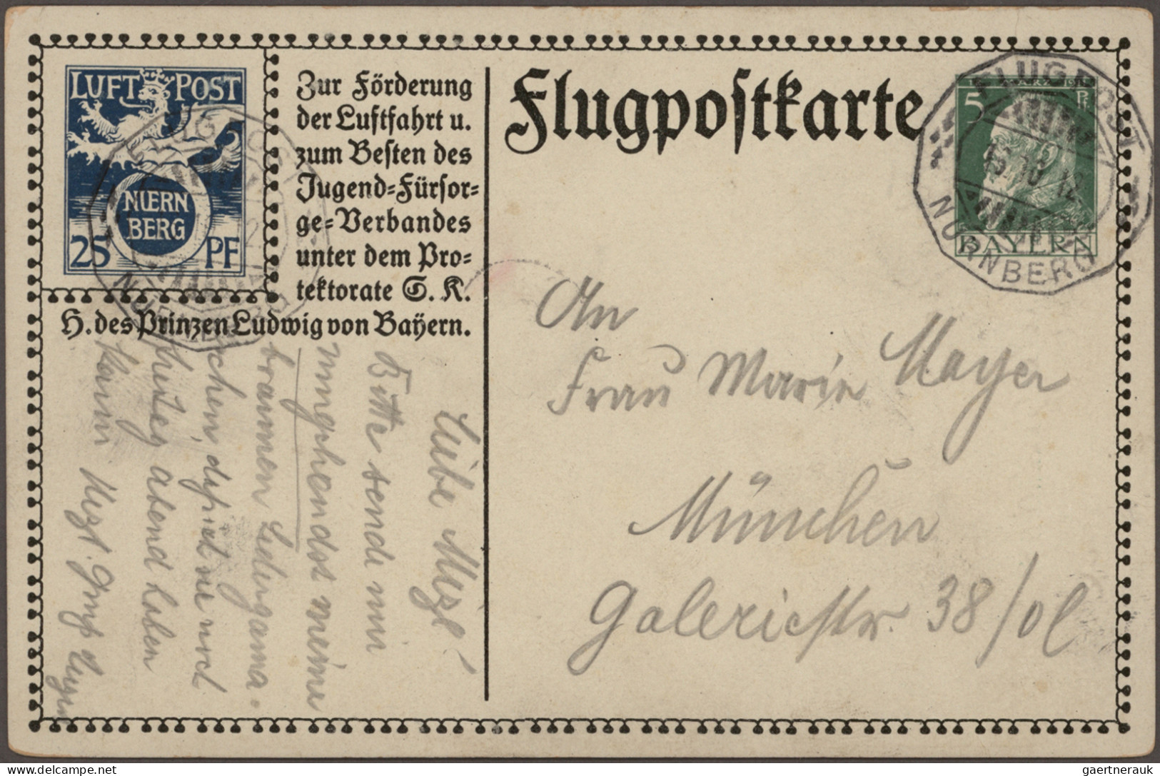 Bayern - Ganzsachen: 1875/1920, Nette Partie Von Ca. 82 Gebrauchten Und Ungebrau - Other & Unclassified