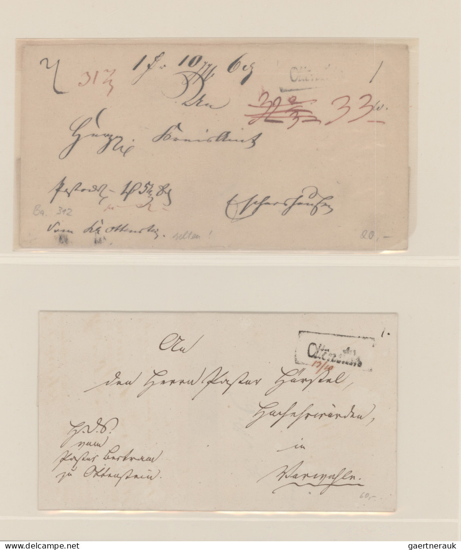 Braunschweig - Vorphilatelie: 1800-1875 (ca.), umfangreiche Stempel-Sammlung in