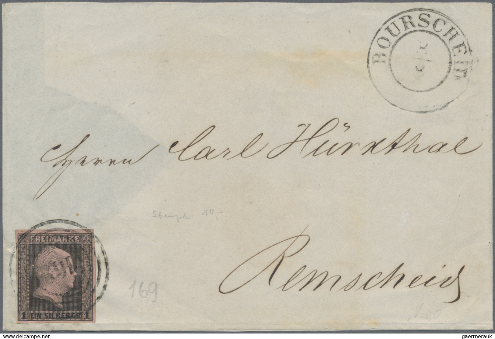 Preußen - Marken Und Briefe: 1835/67, Umfangreiche Sammlung Von Briefen, Ganzsac - Other & Unclassified