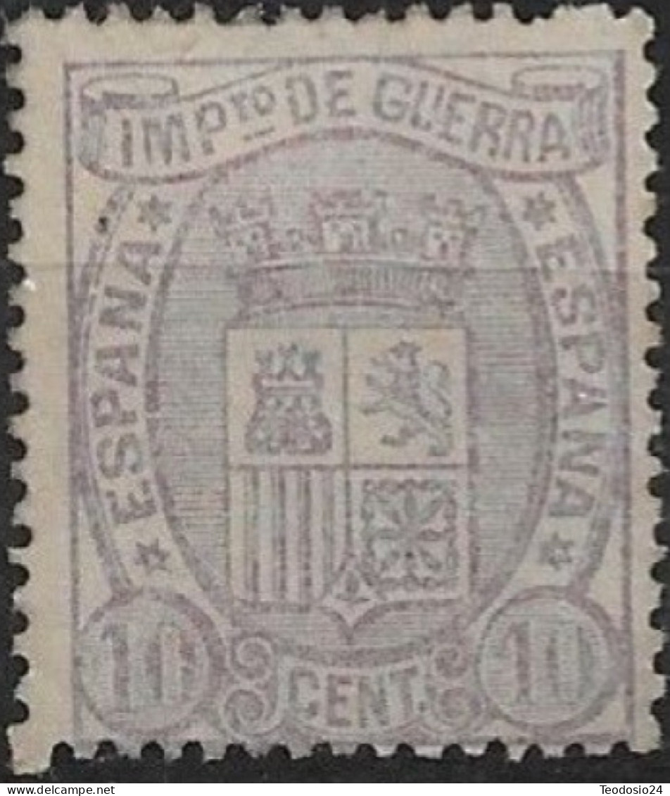 ESPAÑA 1875 - Escudo De España Sello  10 C. Edifil  155 (0) - Gebruikt