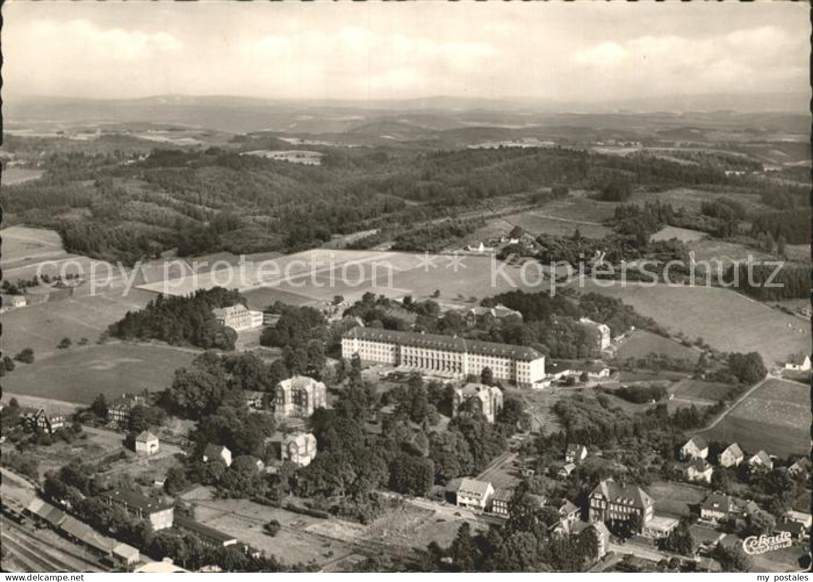 72205376 Waldbroel Fliegeraufnahme Mit Krankenhasu Waldbroel - Waldbroel