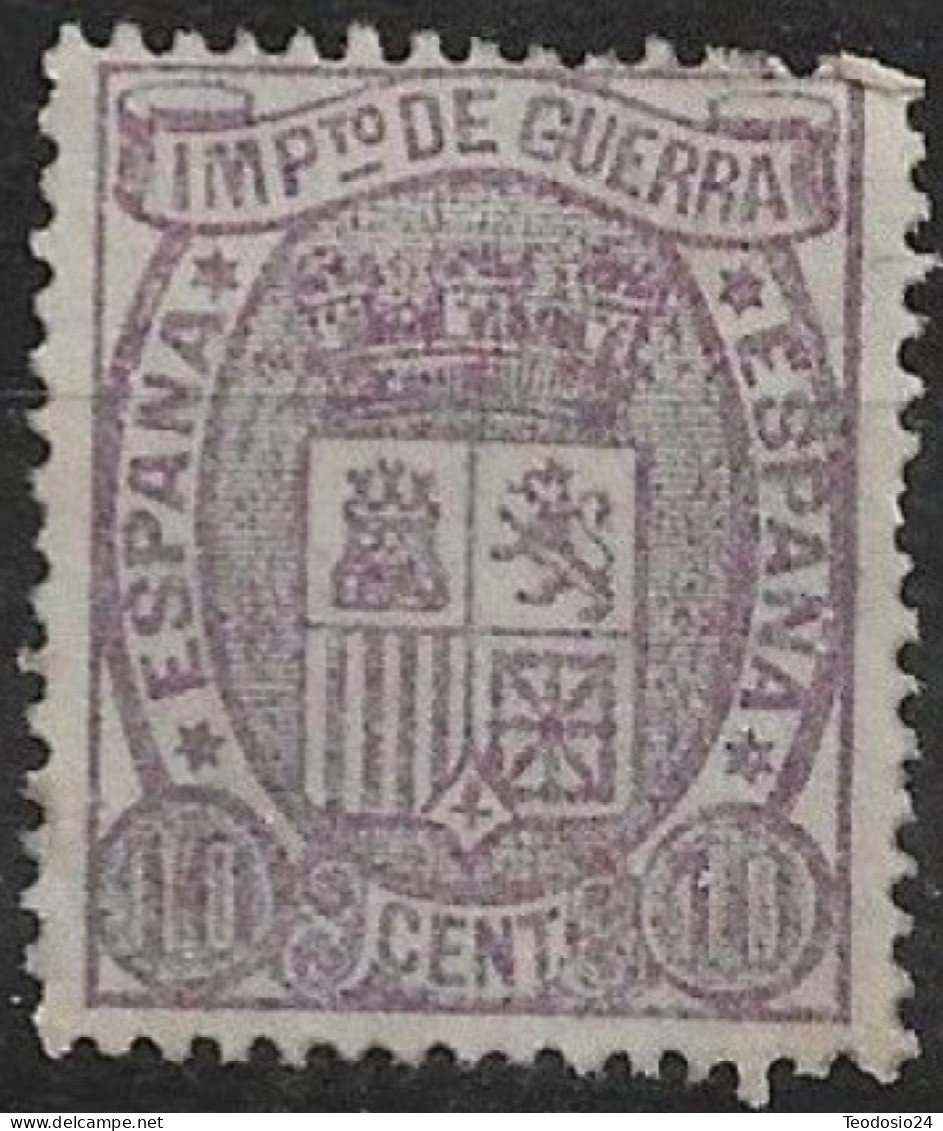 ESPAÑA 1875 - Escudo De España Sello  10 C. Edifil  155 (0) - Neufs