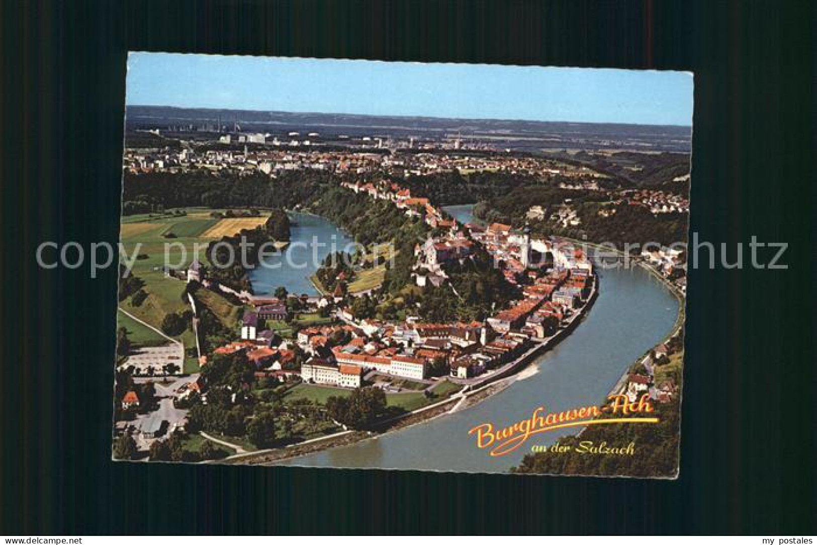 72204358 Burghausen Salzach Fliegeraufnahme Burghausen - Burghausen