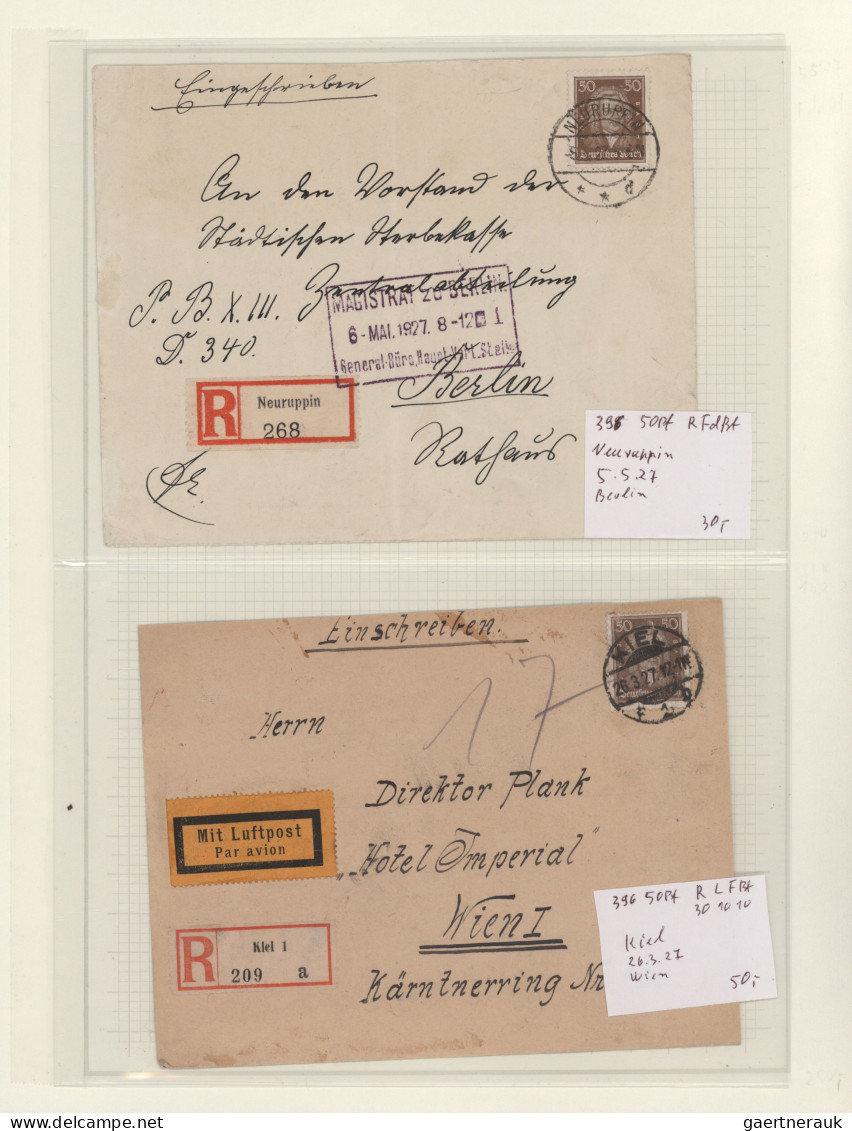 Deutsches Reich - Weimar: 1926, Berühmte Deutsche: Interessante Sammlung Von Ca. - Collections