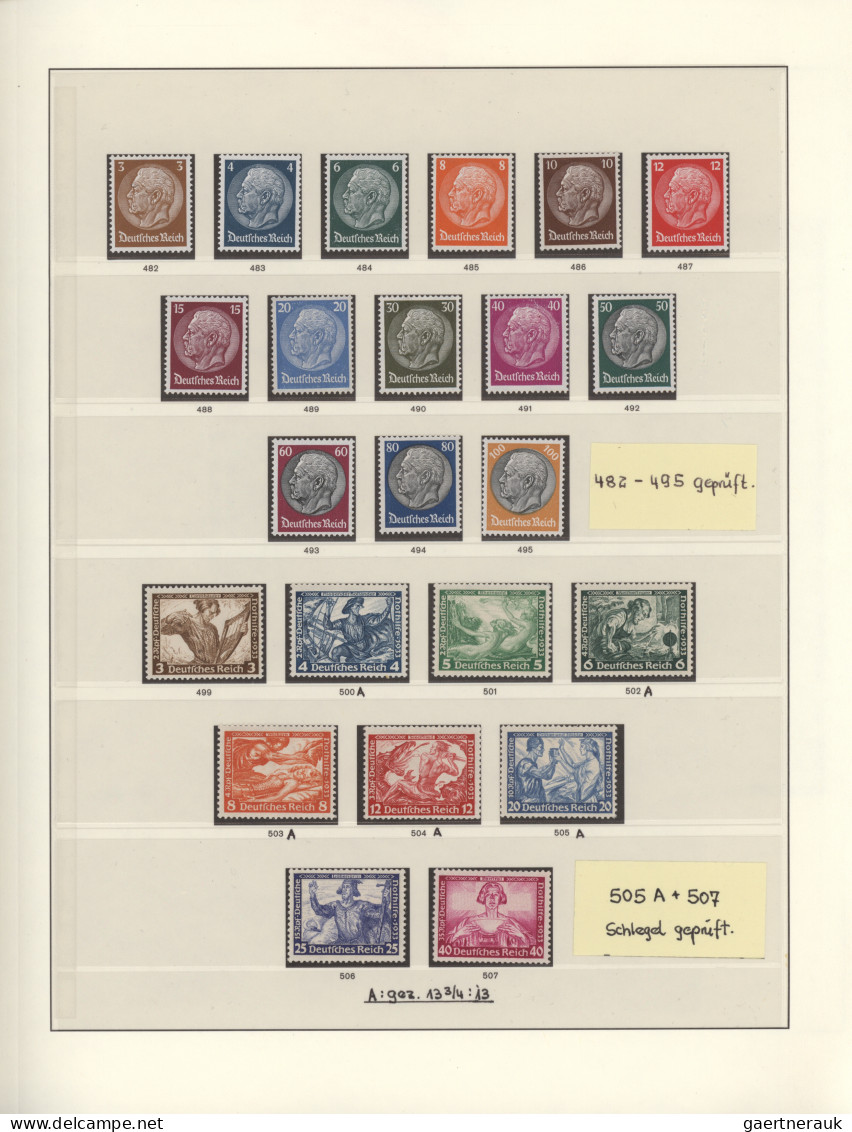 Deutsches Reich - 3. Reich: 1933/1945, In Den Hauptnummern Komplette Sammlung Im - Used Stamps