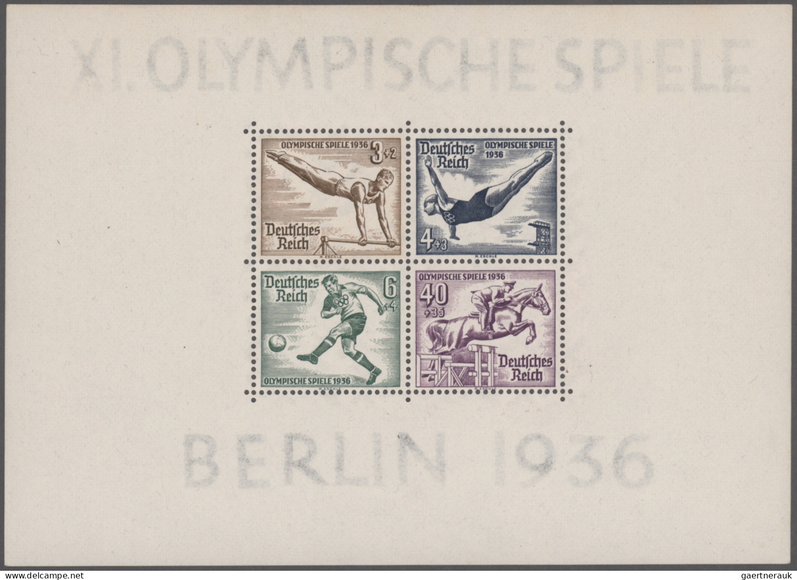 Deutsches Reich - 3. Reich: 1933/45, Posten Von Mehreren Hundert Marken, Teils M - Unused Stamps