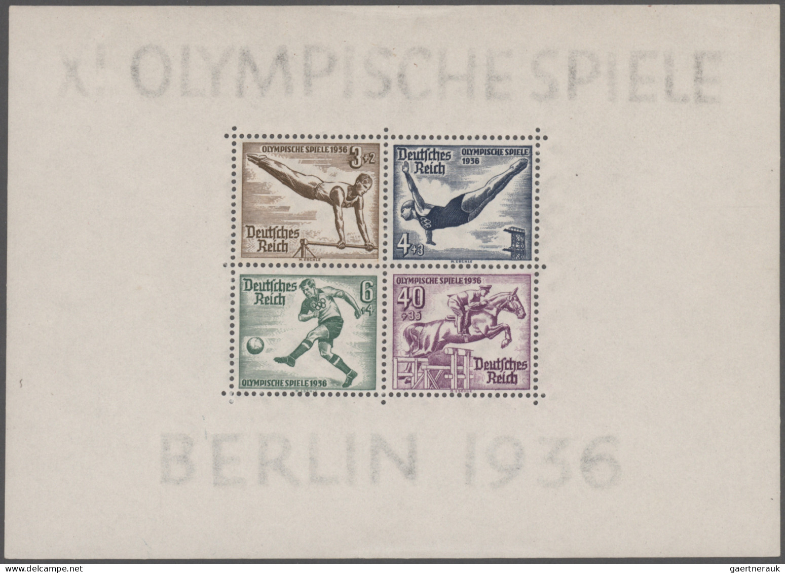 Deutsches Reich - 3. Reich: 1933/45, Posten Von Mehreren Hundert Marken, Teils M - Unused Stamps