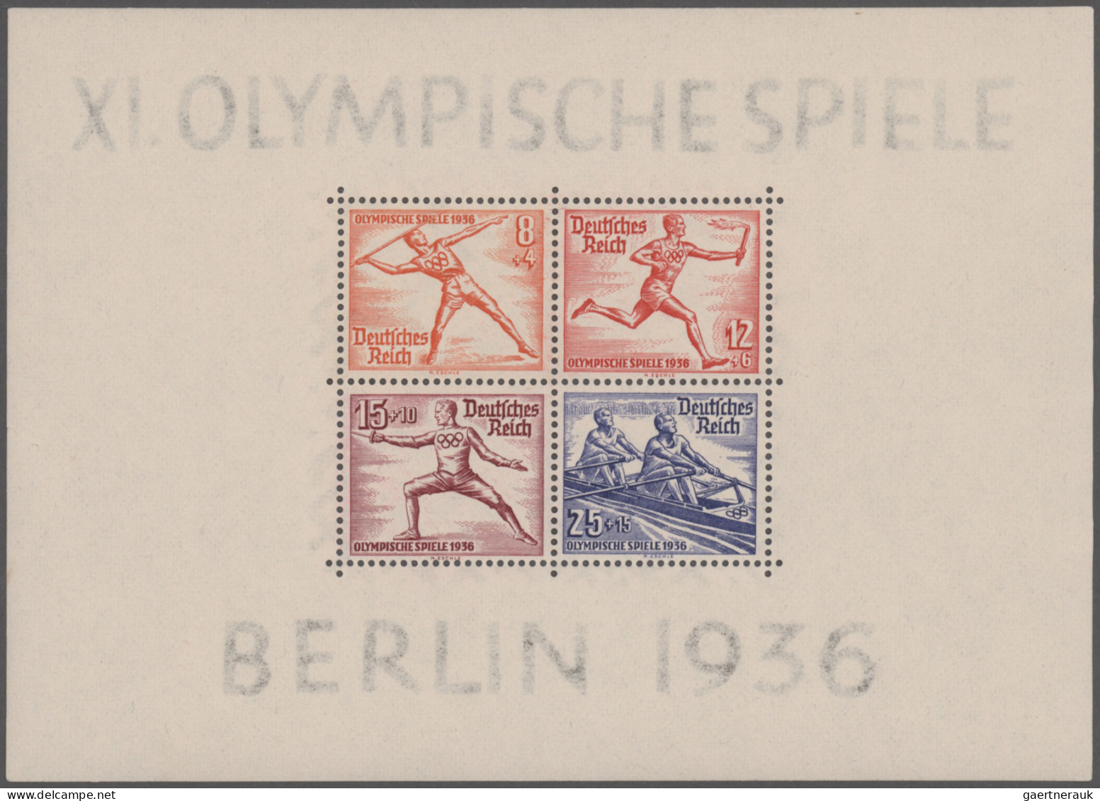 Deutsches Reich - 3. Reich: 1933/45, Posten Von Mehreren Hundert Marken, Teils M - Unused Stamps