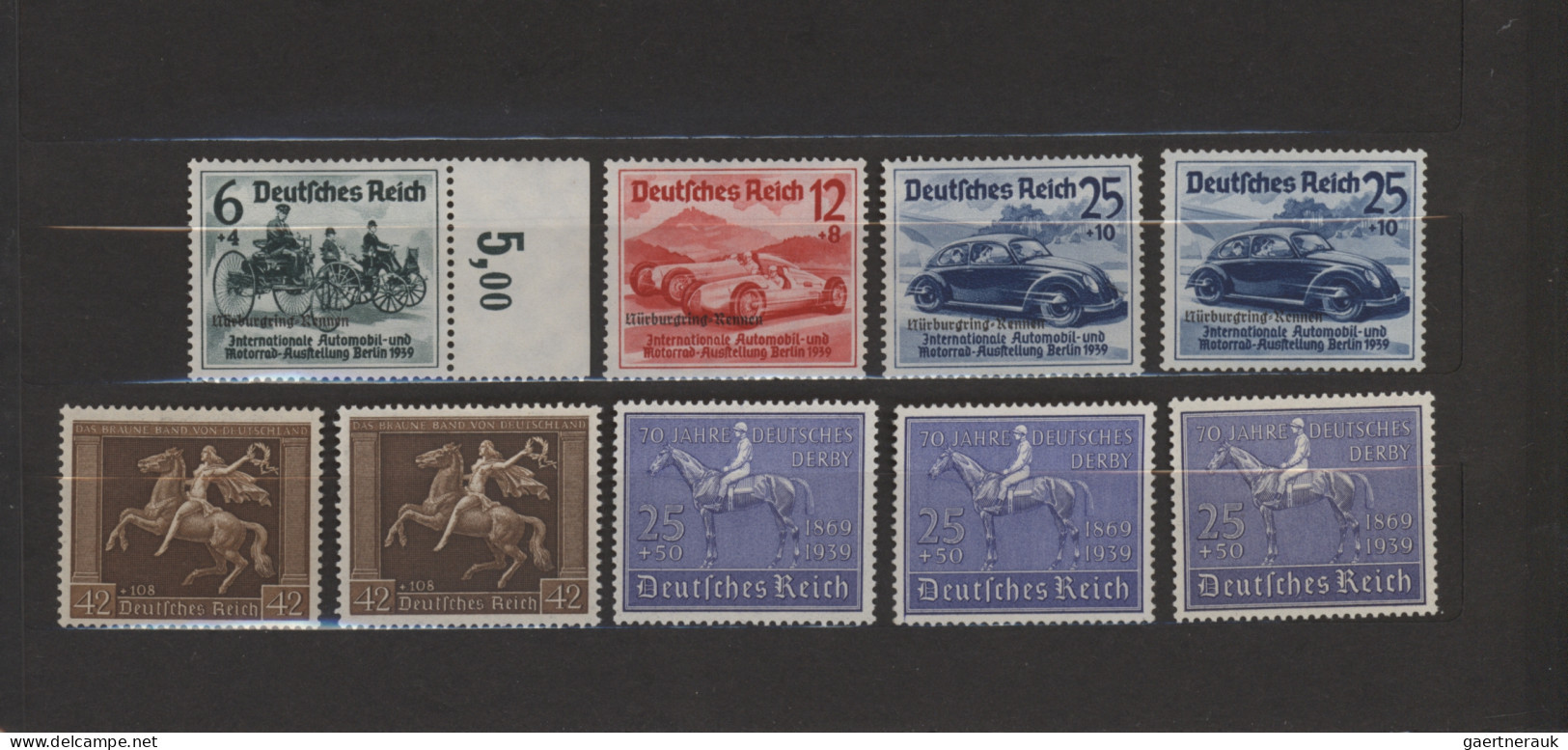 Deutsches Reich - 3. Reich: 1933/45, Posten von mehreren hundert Marken, teils m