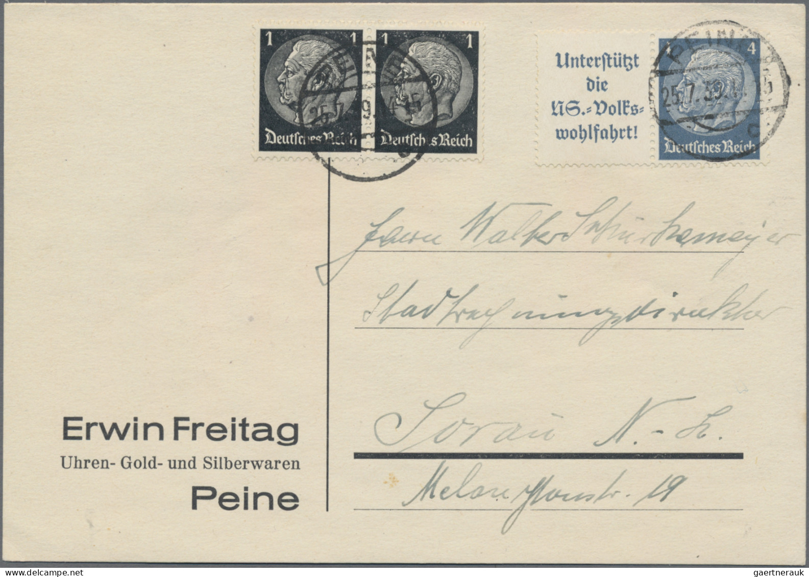 Deutsches Reich - 3. Reich: 1938/1944, Partie von ca. 160 Briefen und Karten, da