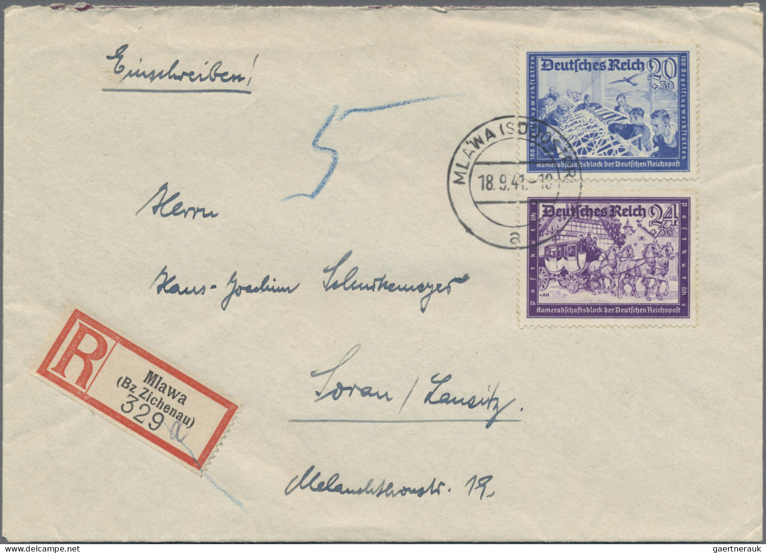 Deutsches Reich - 3. Reich: 1938/1944, Partie von ca. 160 Briefen und Karten, da