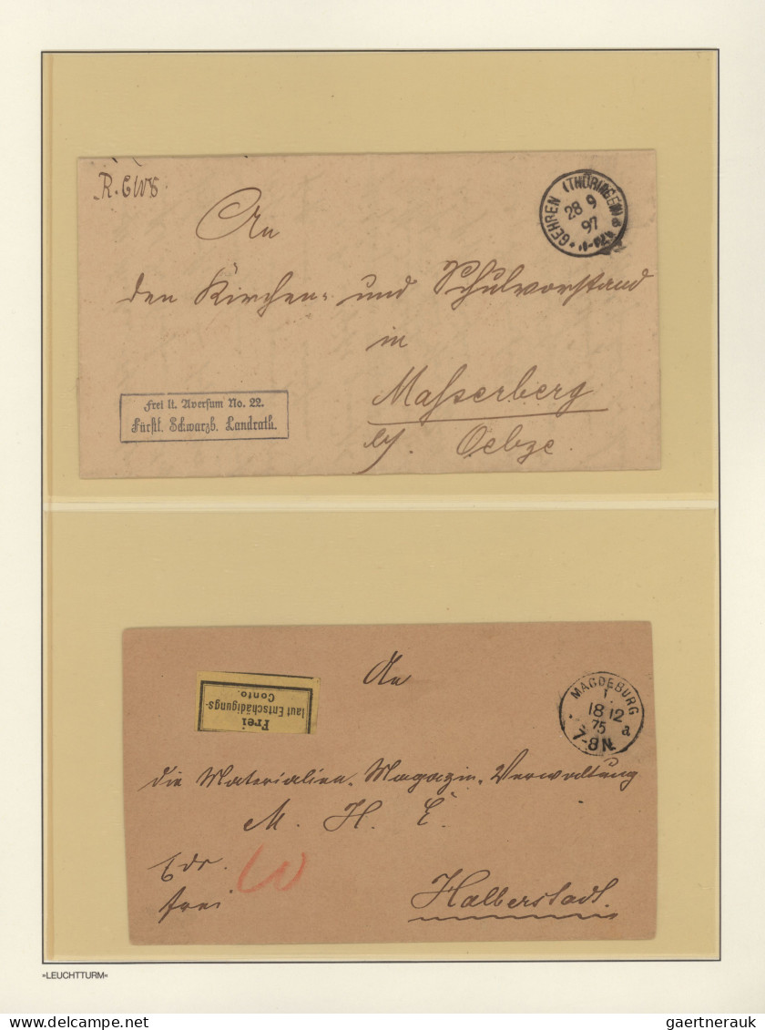 Deutsches Reich - Dienstmarken: 1874/1944, Schöne Partie Von Ca. 130 Einzelfrank - Officials