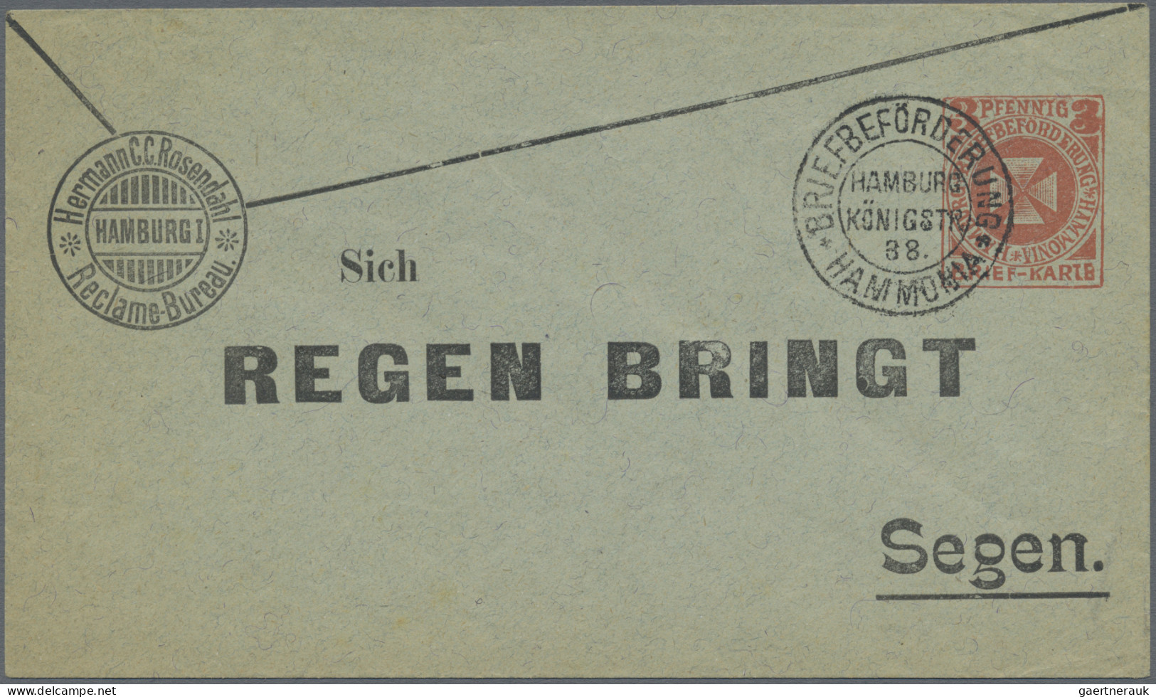 Deutsches Reich - Privatpost (Stadtpost): 1887/1900, Vielseitige Sammlung Von 54 - Private & Local Mails