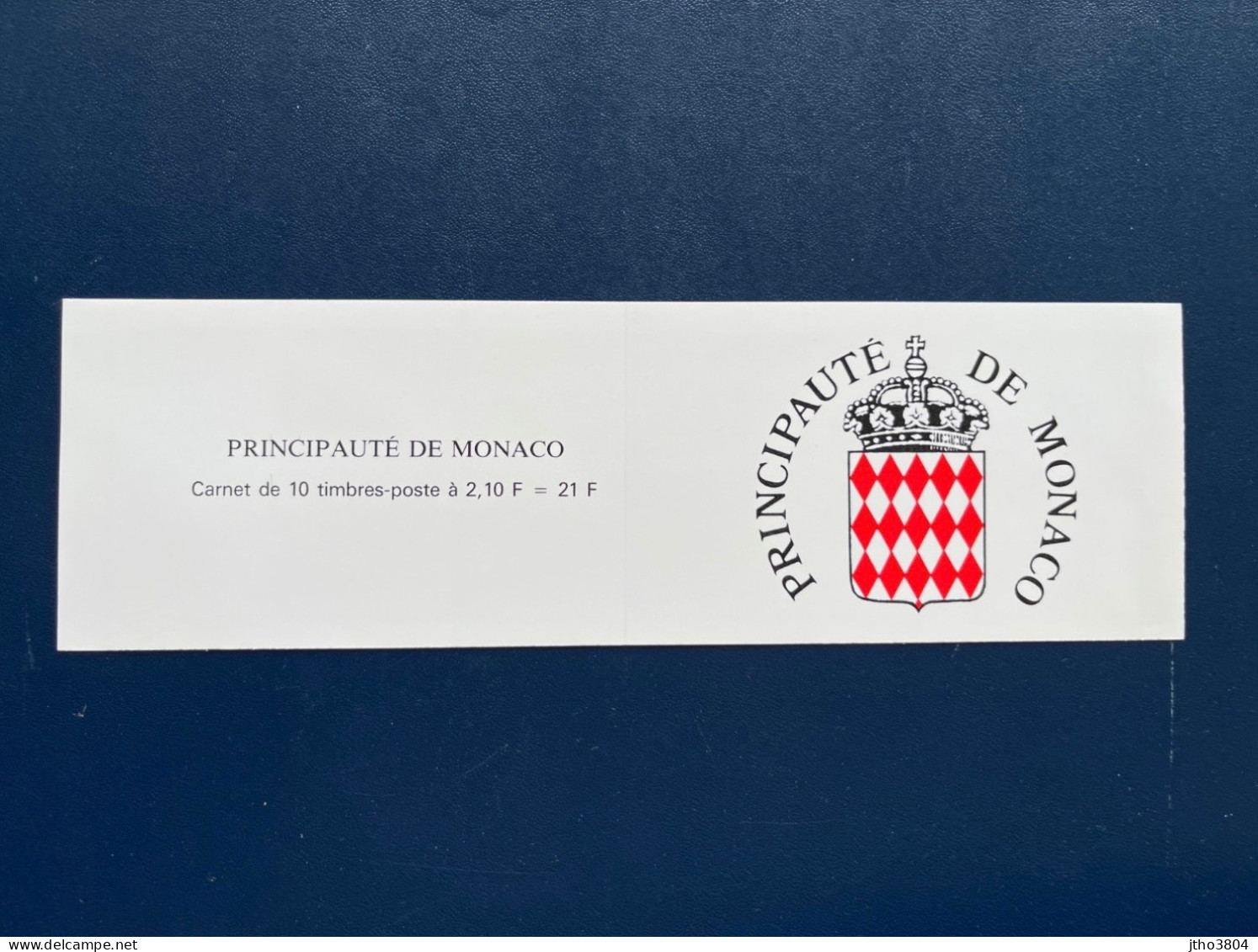 MONACO Carnet De 10 Timbres N 1708 De 1990 La Rampe En état Luxe - Neufs