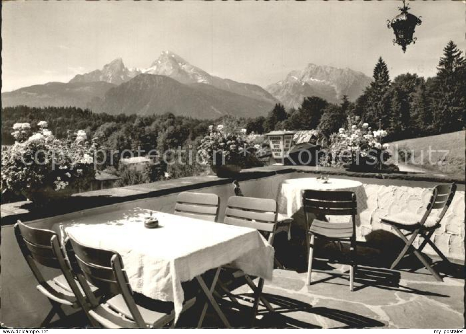 72204256 Berchtesgaden Cafe Haus Am Berg Terrasse Berchtesgaden - Berchtesgaden