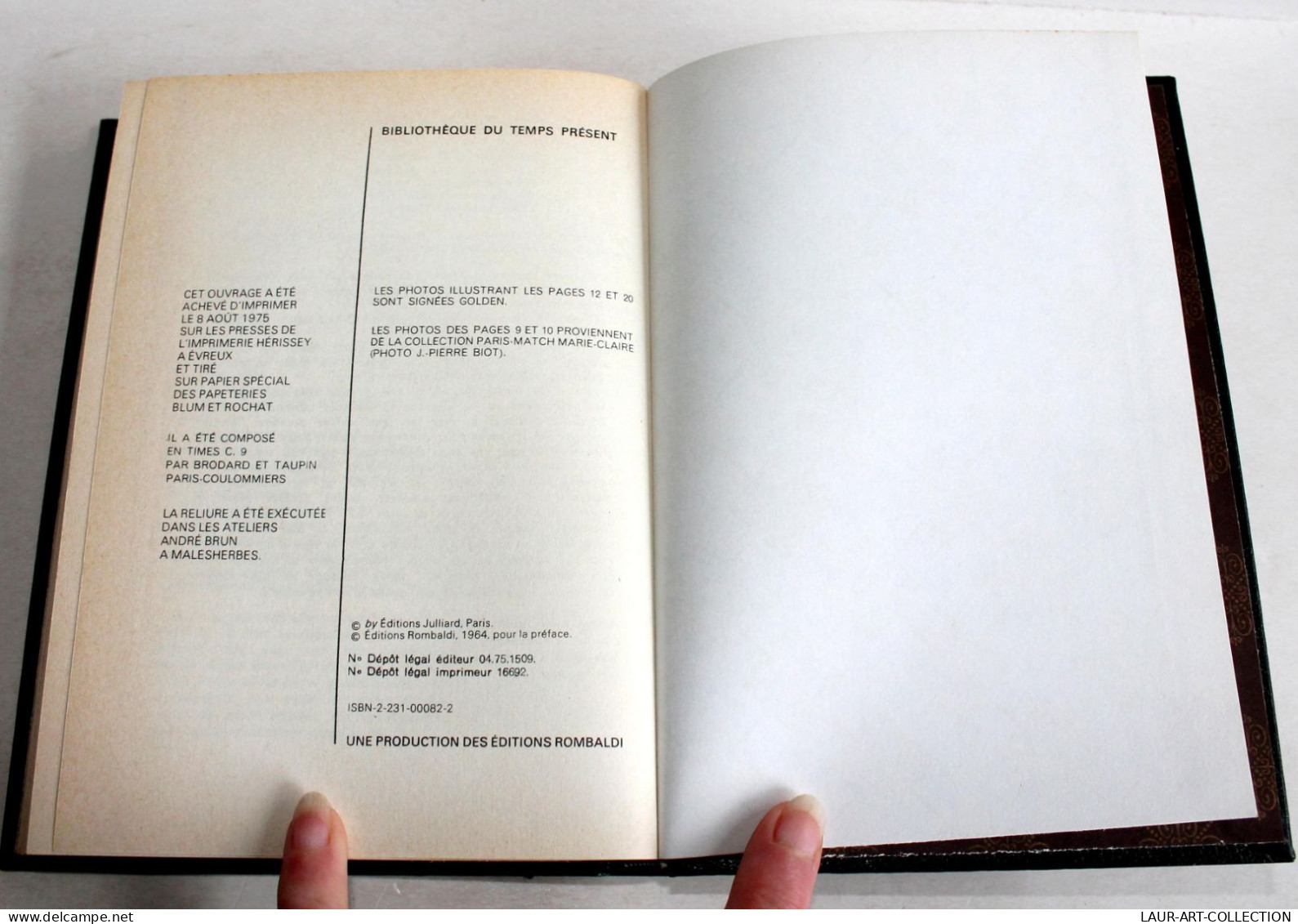 QUAND LA MER SE RETIRE De A. LANOUX 1975 Ed ROMBALDI, BIBLIOTHEQUE TEMPS PRESENT / LIVRE ANCIEN XXe SIECLE (1303.76) - Adventure