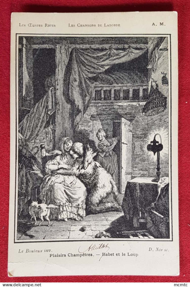 CPA - Les Chansons De Laborde - Plaisirs Champêtres - Babet Et Le Loup - Les Œuvres Rares - Sonstige & Ohne Zuordnung