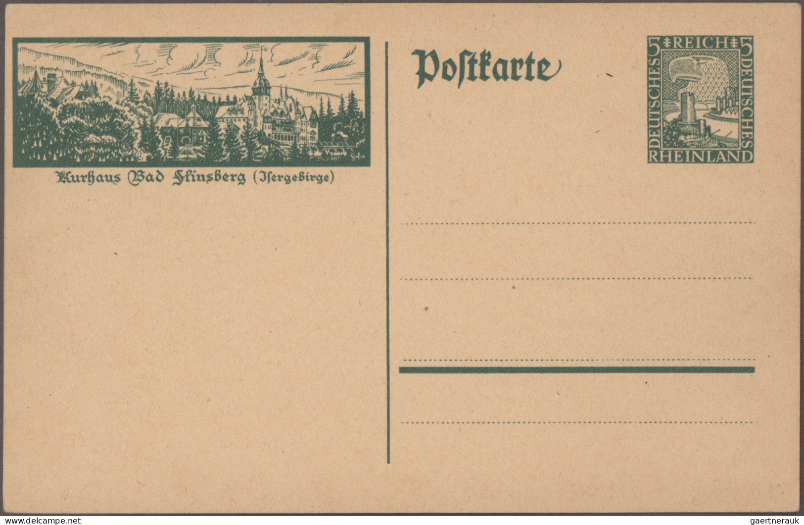 Deutsches Reich - Ganzsachen: 1924/1932, Ganzsachen Postkarten Und Bildpostkarte - Andere & Zonder Classificatie