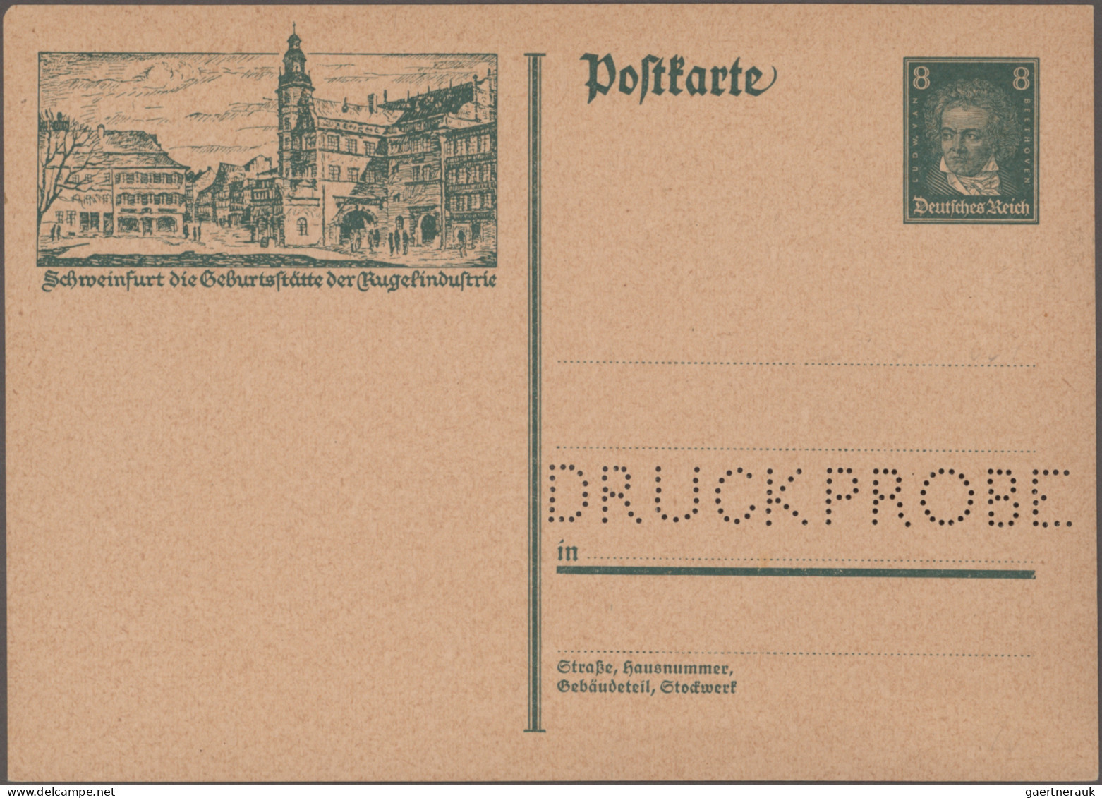 Deutsches Reich - Ganzsachen: 1924/1932, Ganzsachen Postkarten und Bildpostkarte