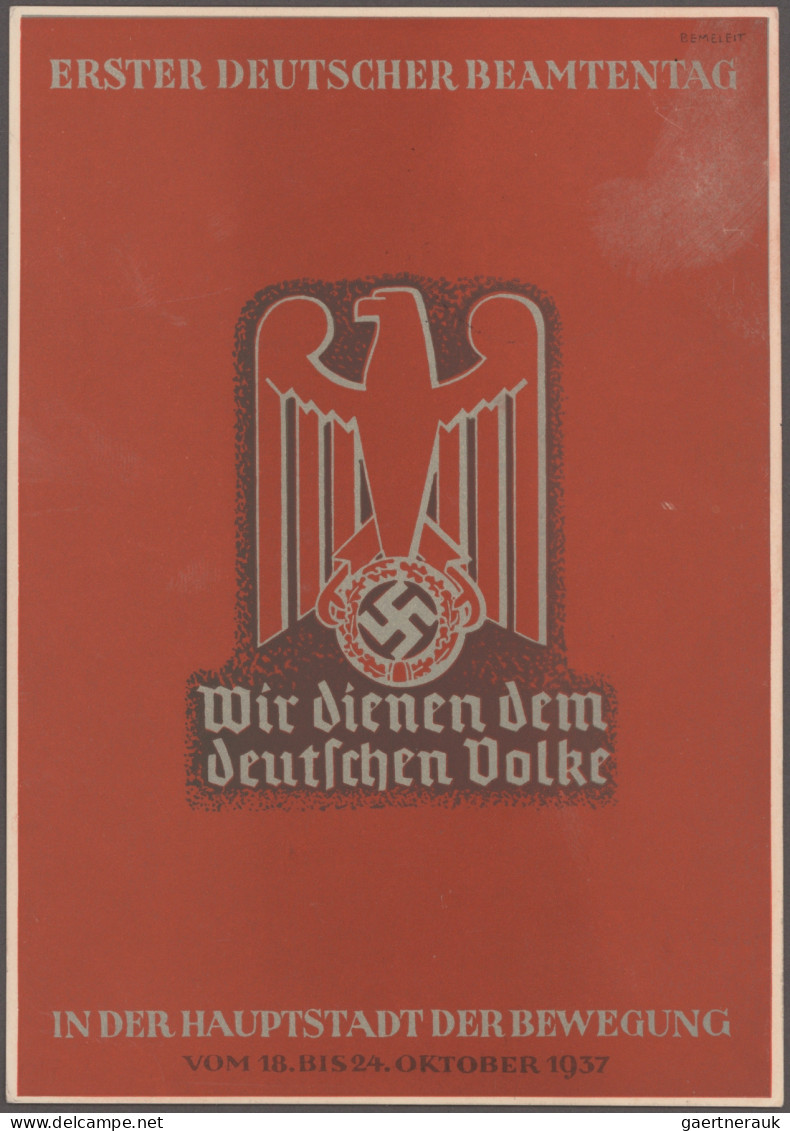 Deutsches Reich - Privatganzsachen: 1890/1940, Partie Mit Rund 360 Privat-GA, Da - Andere & Zonder Classificatie