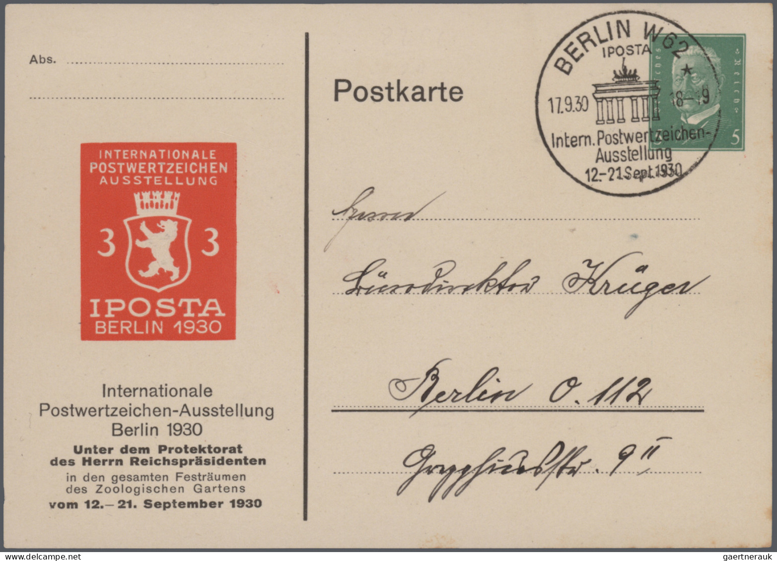 Deutsches Reich - Privatganzsachen: 1897/1935 ca., reichhaltige Sammlung mit 117