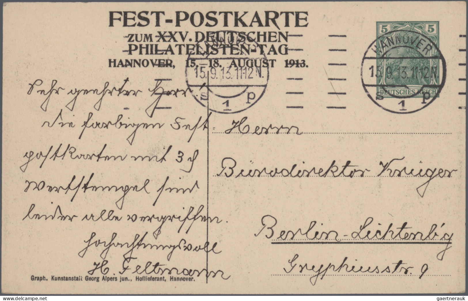 Deutsches Reich - Privatganzsachen: 1897/1935 ca., reichhaltige Sammlung mit 117