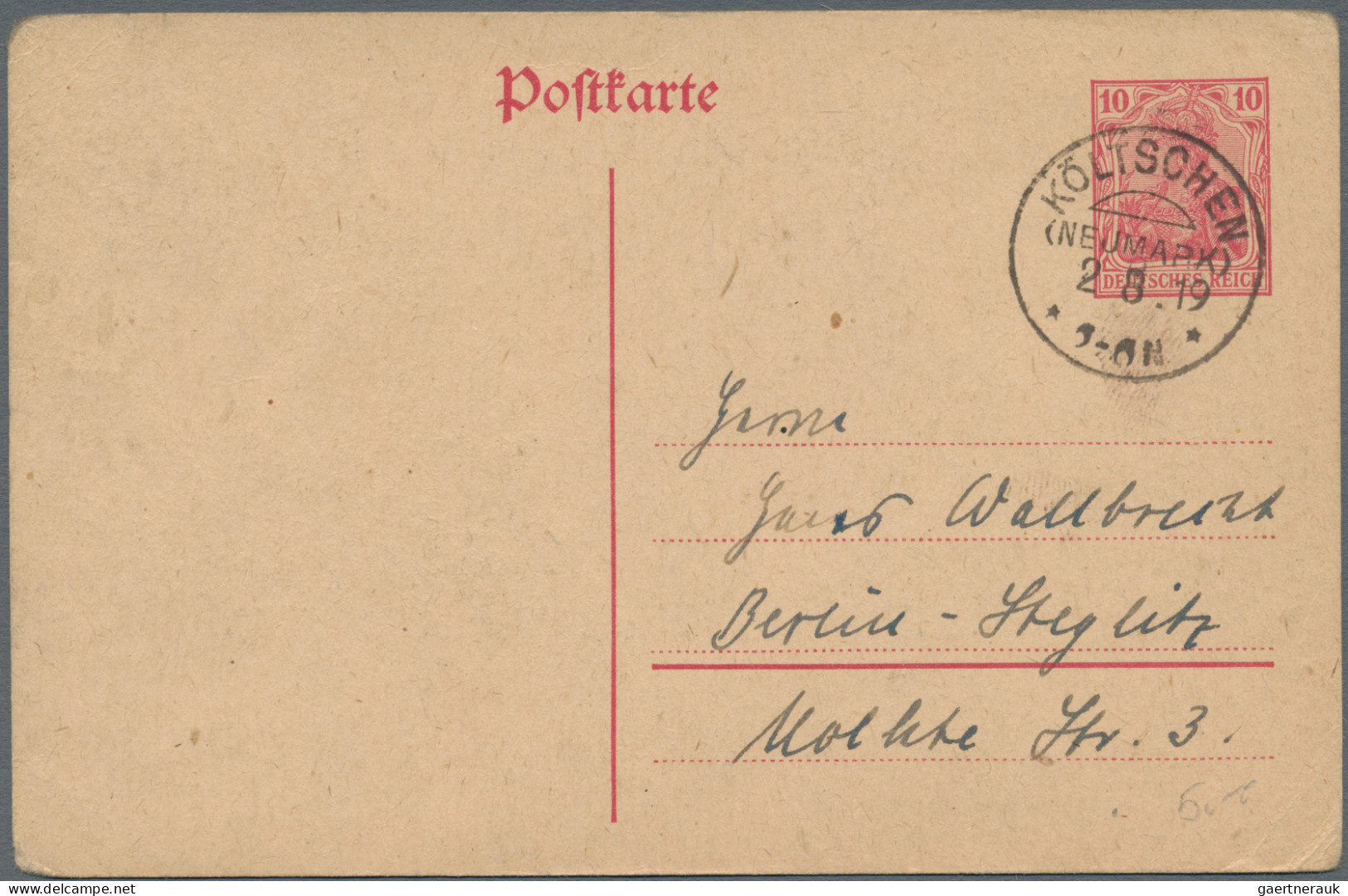 Deutsches Reich - Stempel: 1873/1943, Partie von ca. 92 Briefen und Karten mit a